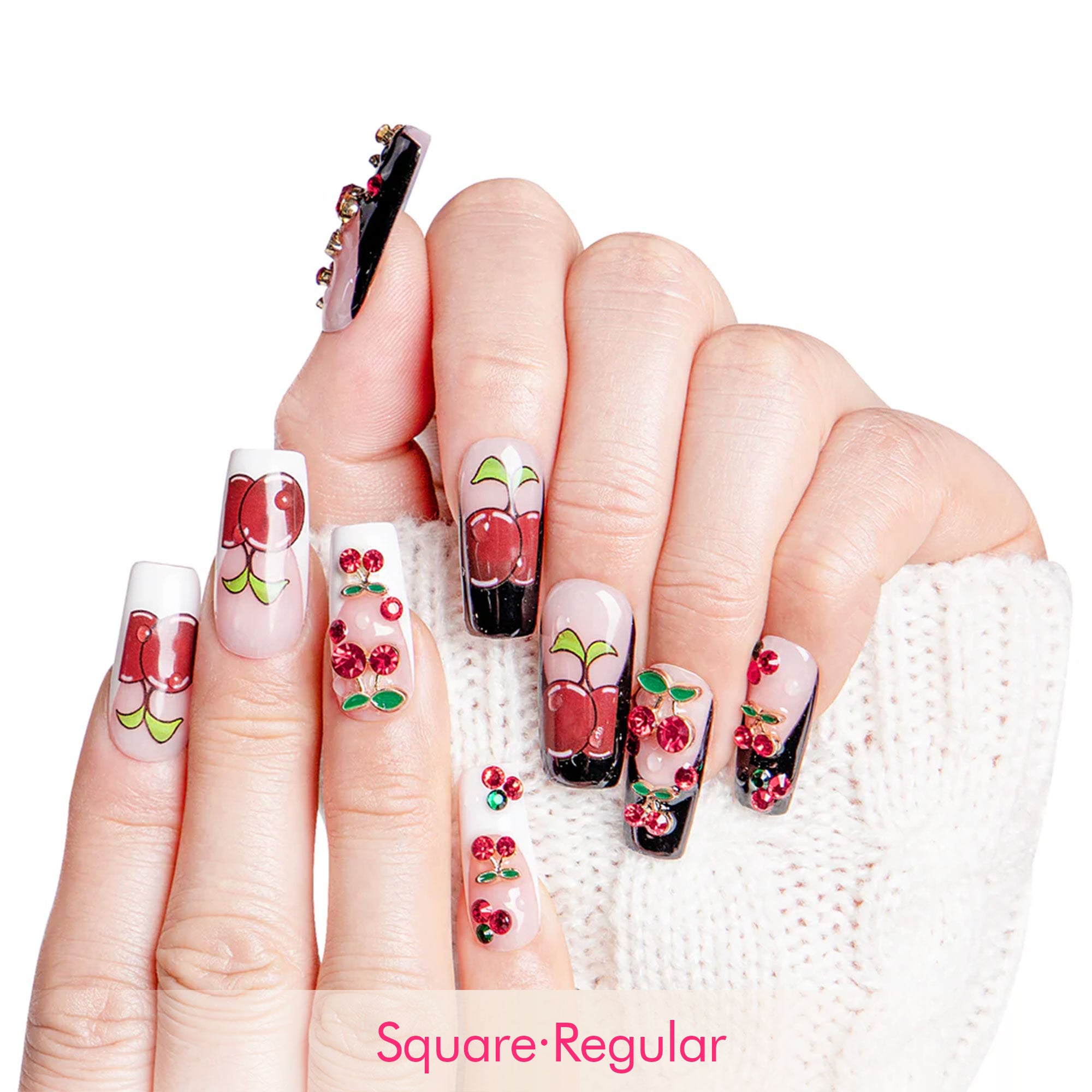My Sweetie French Tip Handmade Nails H162