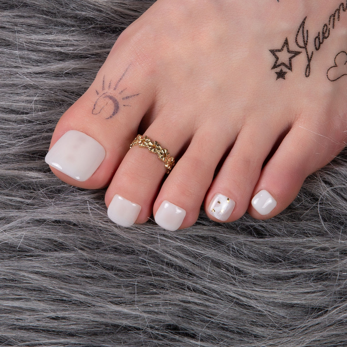 Funny Bunny T20 Toe Nails- 20Pcs Free Size