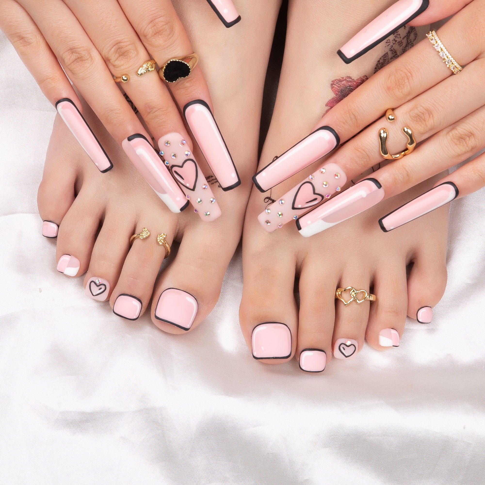 Lovful Letter Combo Set Handmade Nails H169+T169