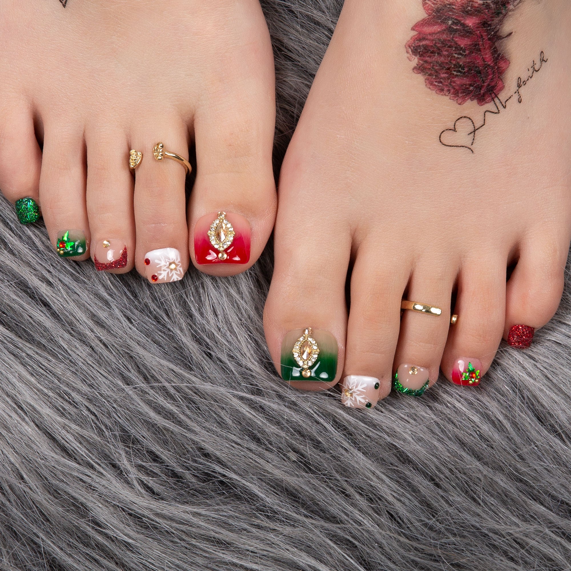 Twinkling Pines T351 Toe Nails- 20Pcs Free Size