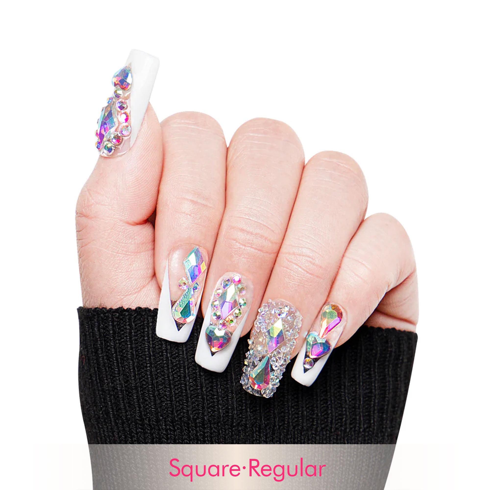 Aurora Light Handmade Nails H36