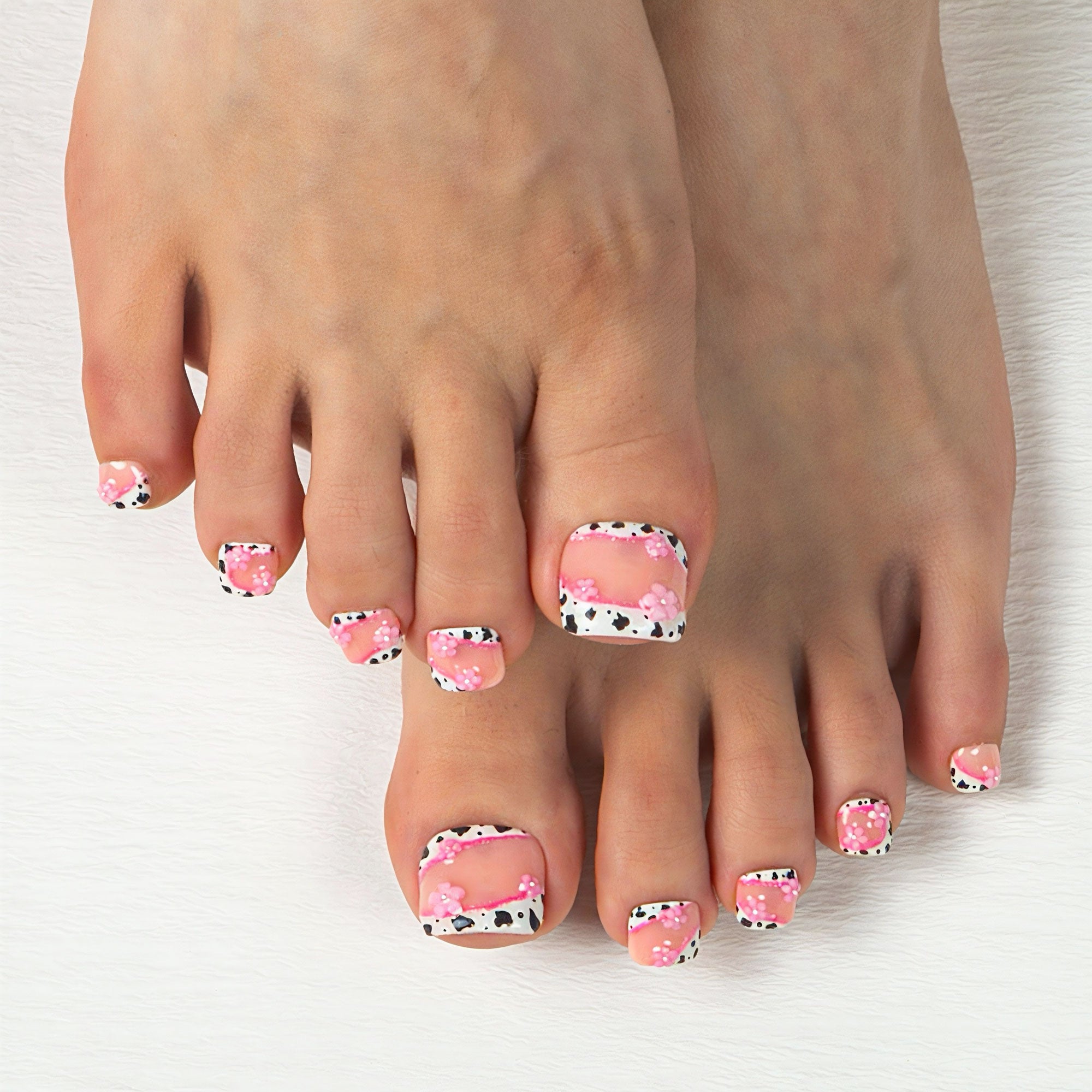 Cowgirl Pink T268 Toe Nails- 20Pcs Free Size