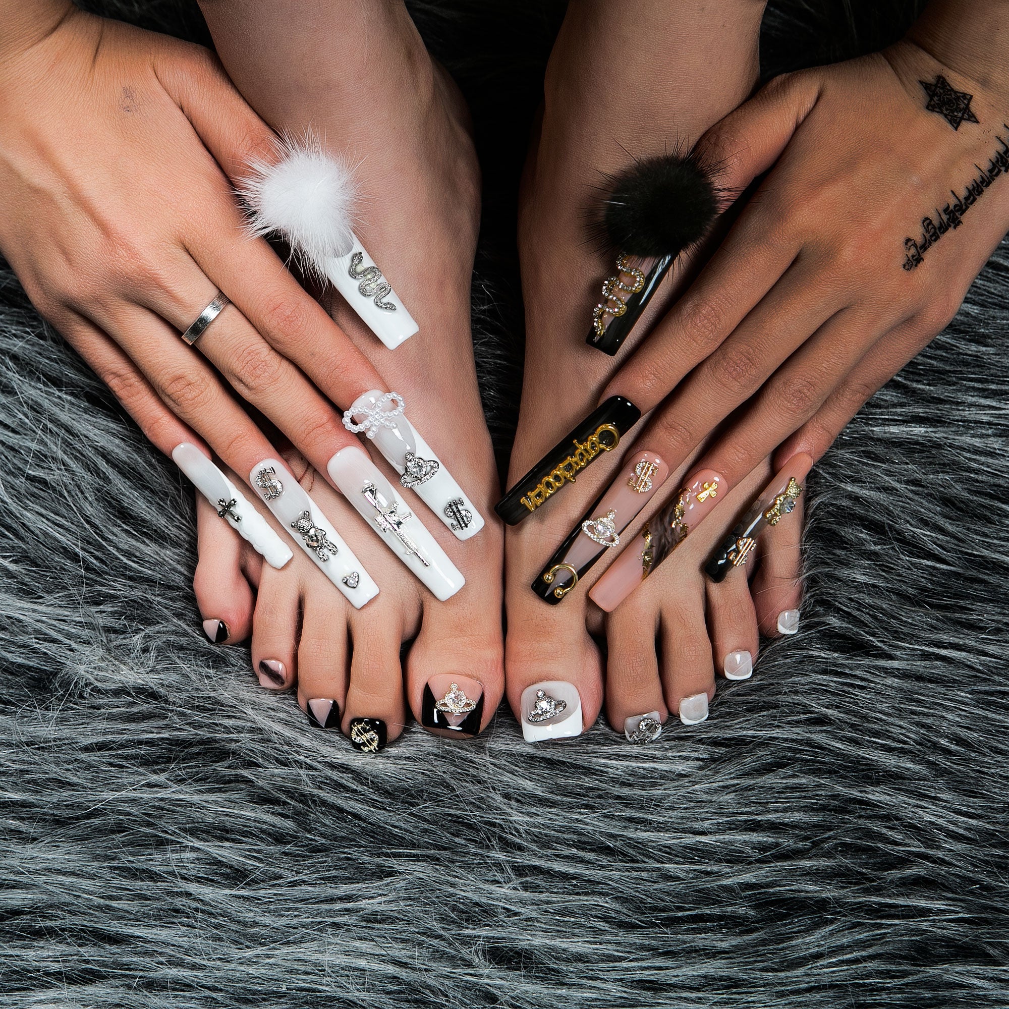 Capricorn Combo Set Handmade Nails H138+T138