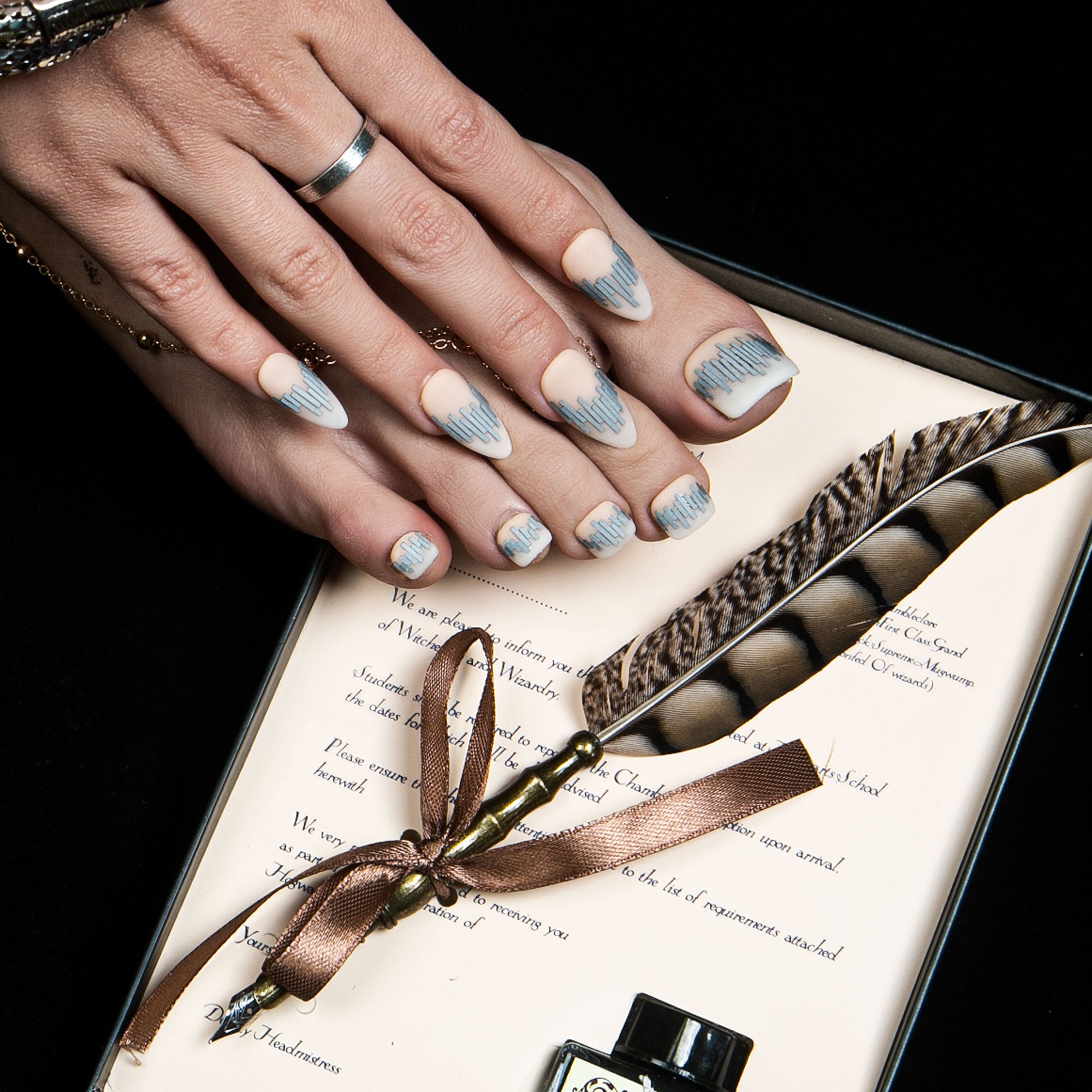 Rhythm Field Combo Set Handmade Nails H288+T288