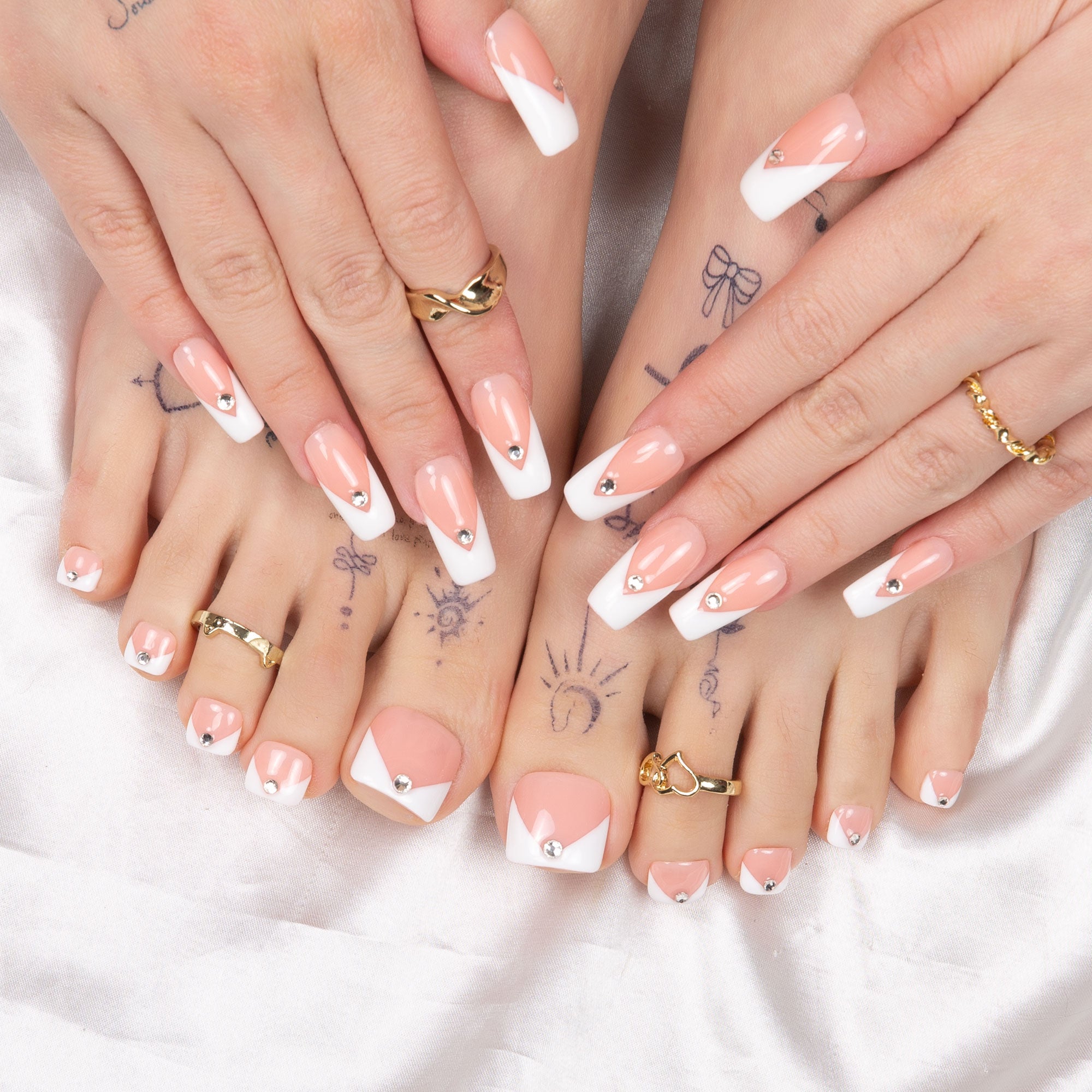 Eternal Polaris Combo Set Handmade Nails H13+T13
