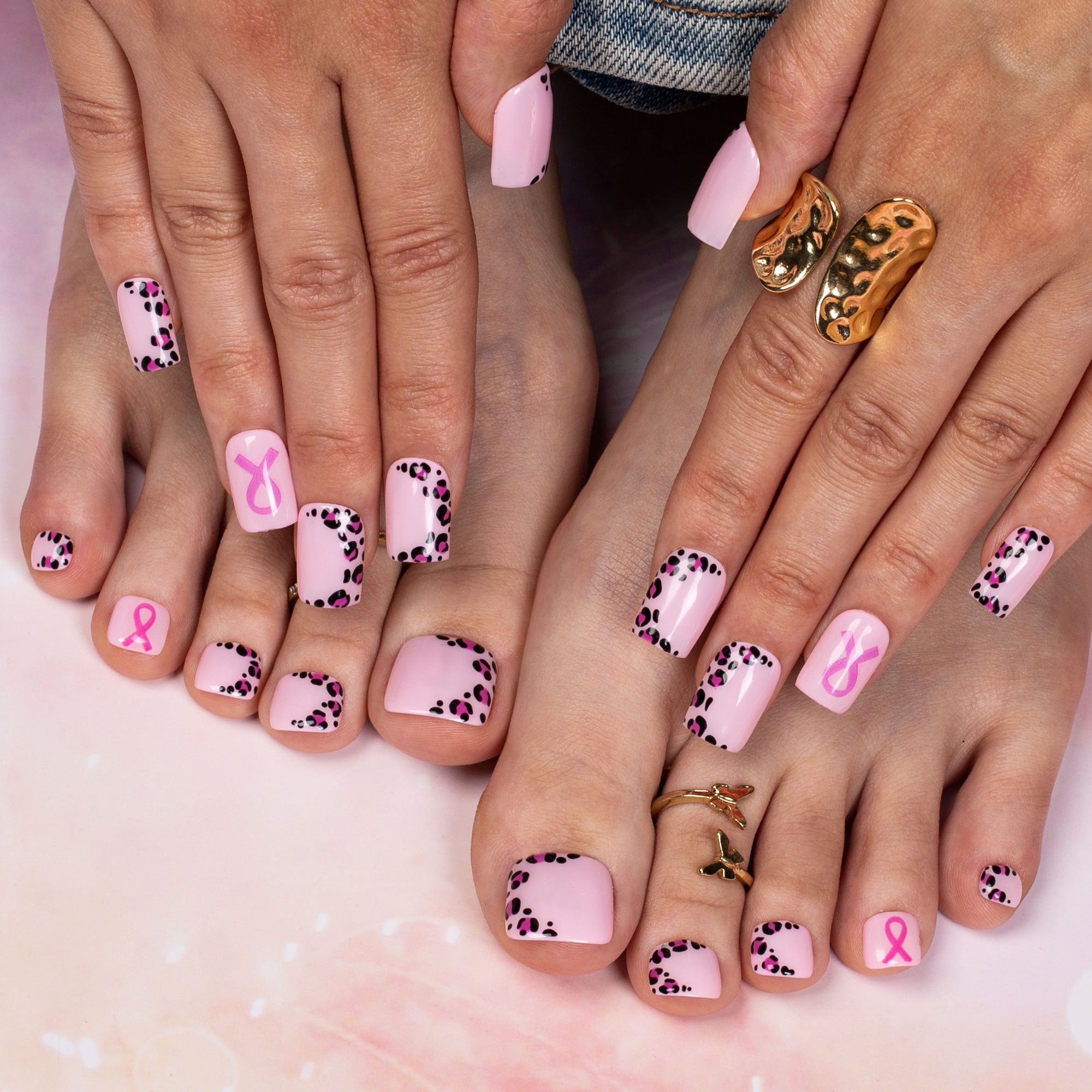 Spots of Power Combo Set Handmade Nails H486+T486