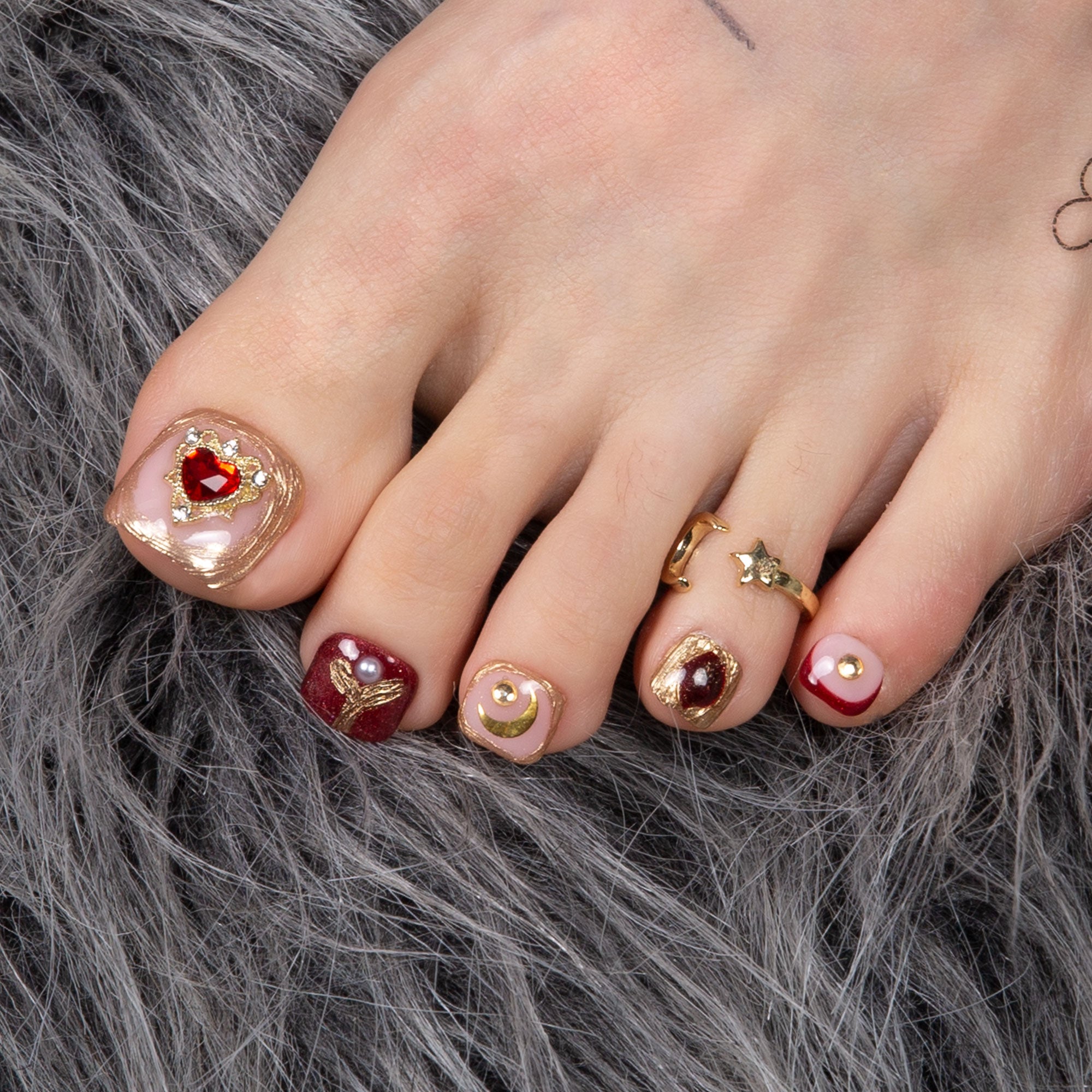 Verona T186 Toe Nails- 20Pcs Free Size