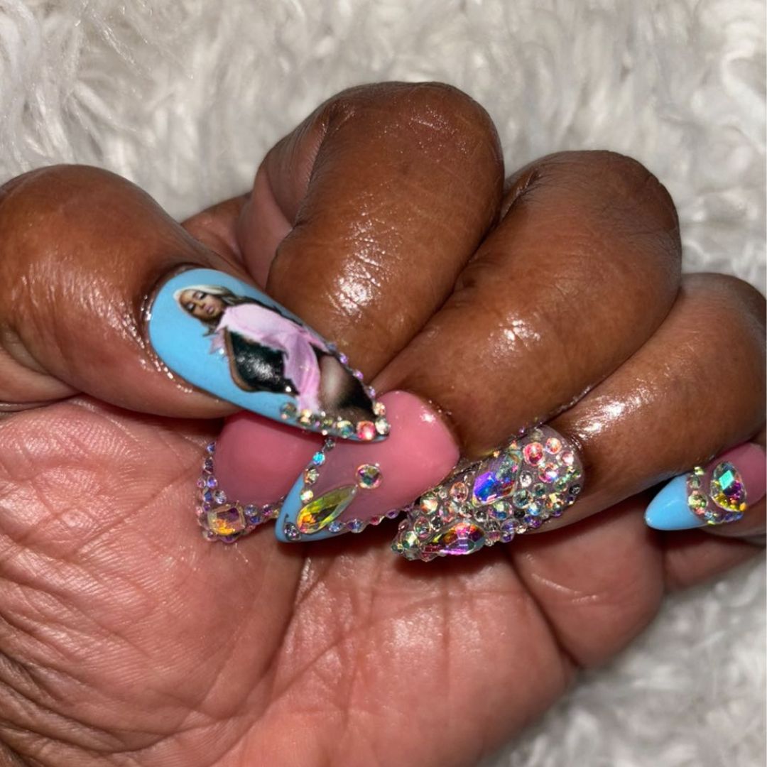 @modelkatfree x Lovful Creator Collab Modelkat Handmade Nails C056