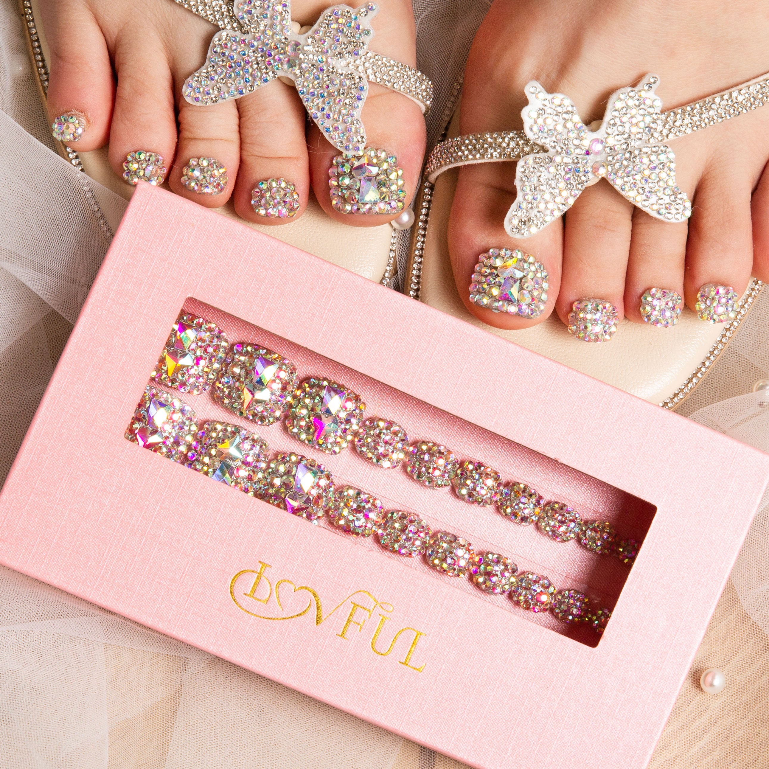 eternal stunning toe nail