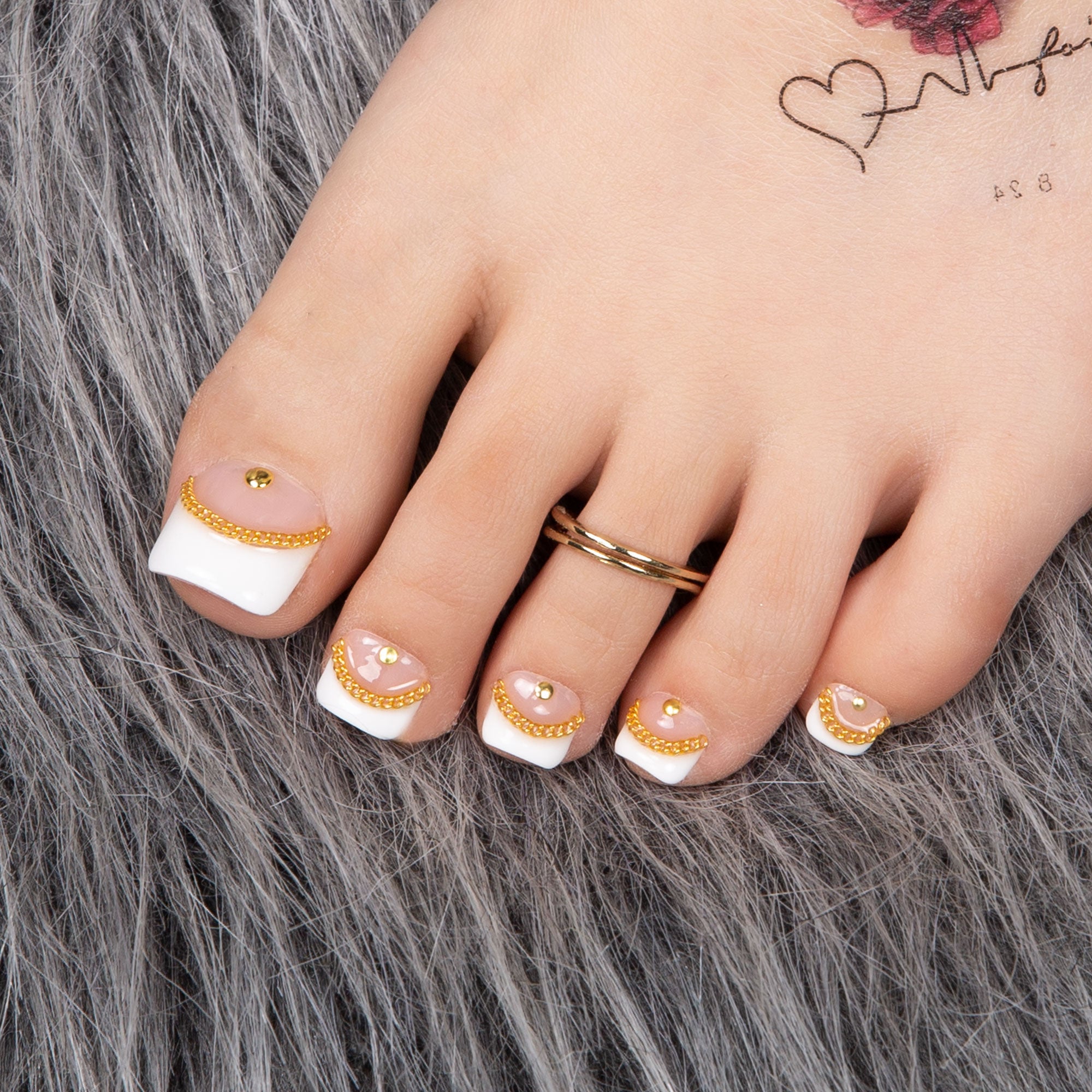 Chicago T189 Toe Nails- 20Pcs Free Size