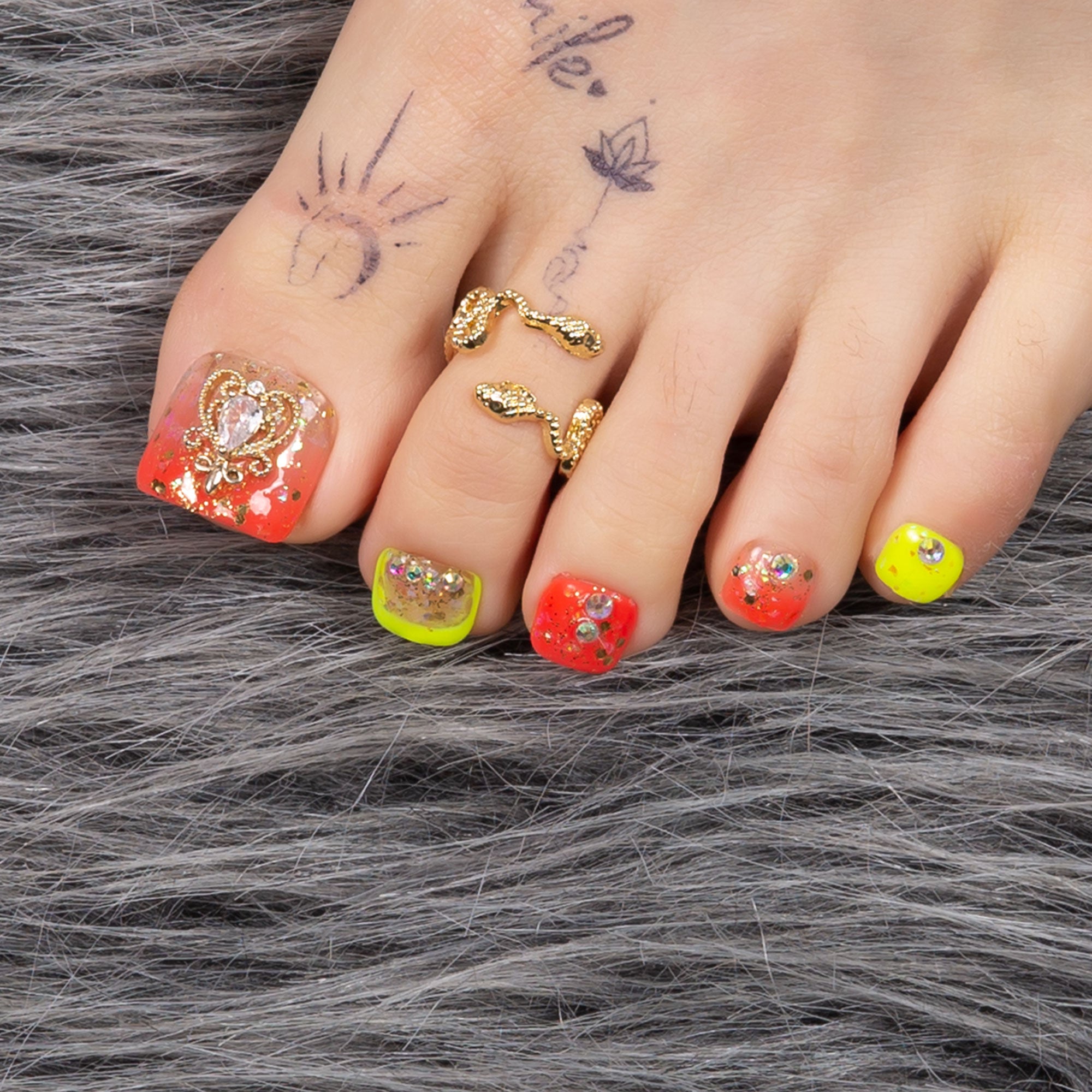 Taurus T163 Toe Nails- 20Pcs Free Size