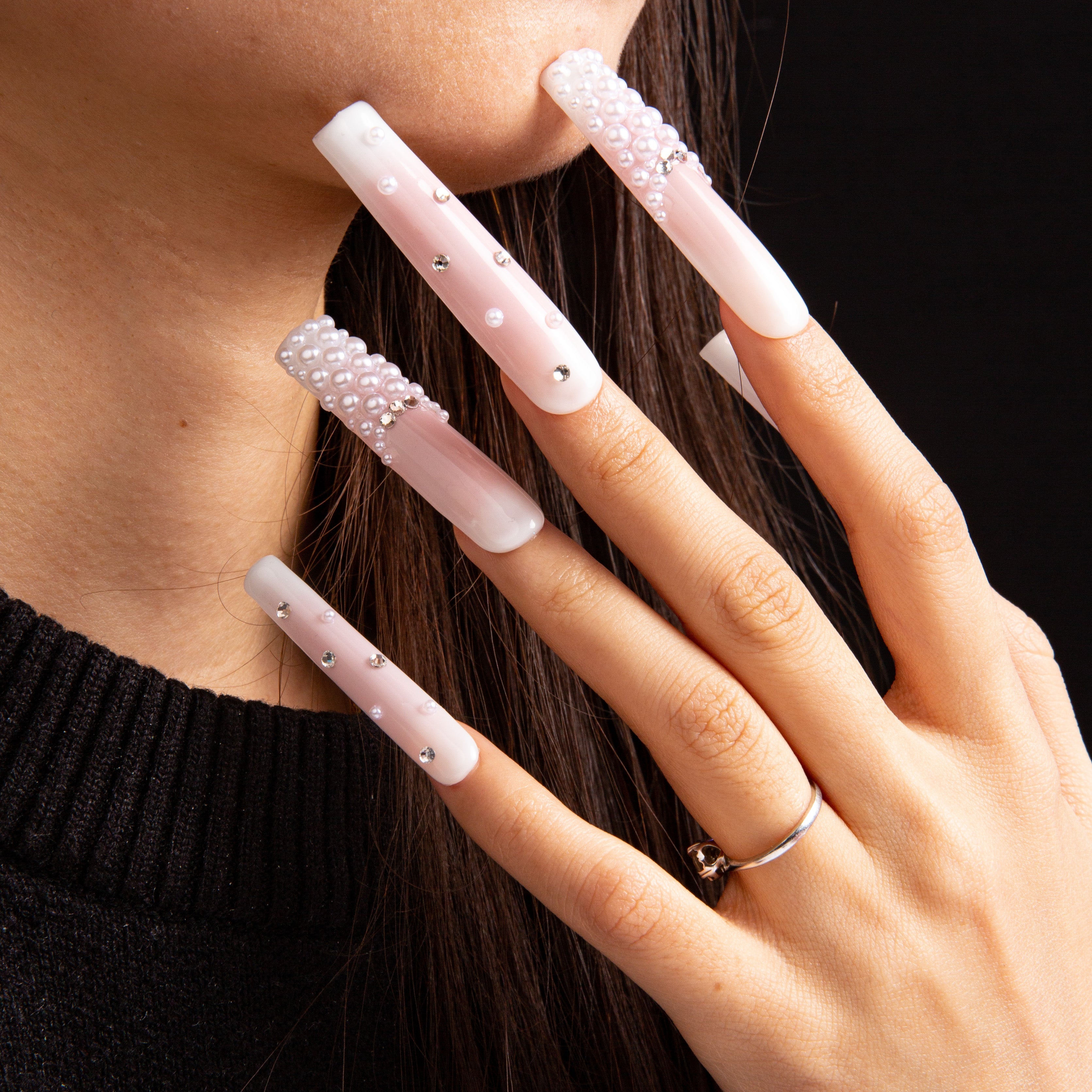 sakura spring press on nails