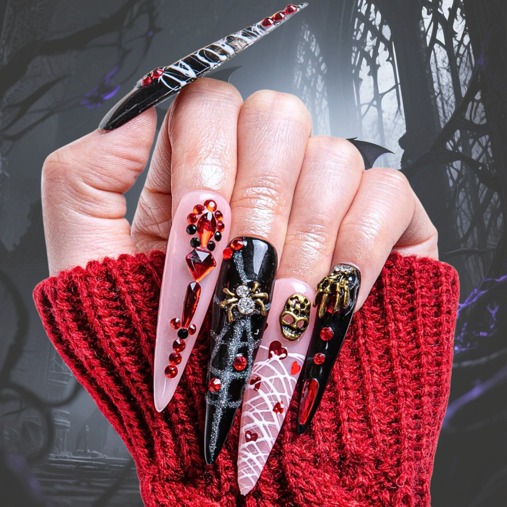 Bleeding Love Handmade Nails H42