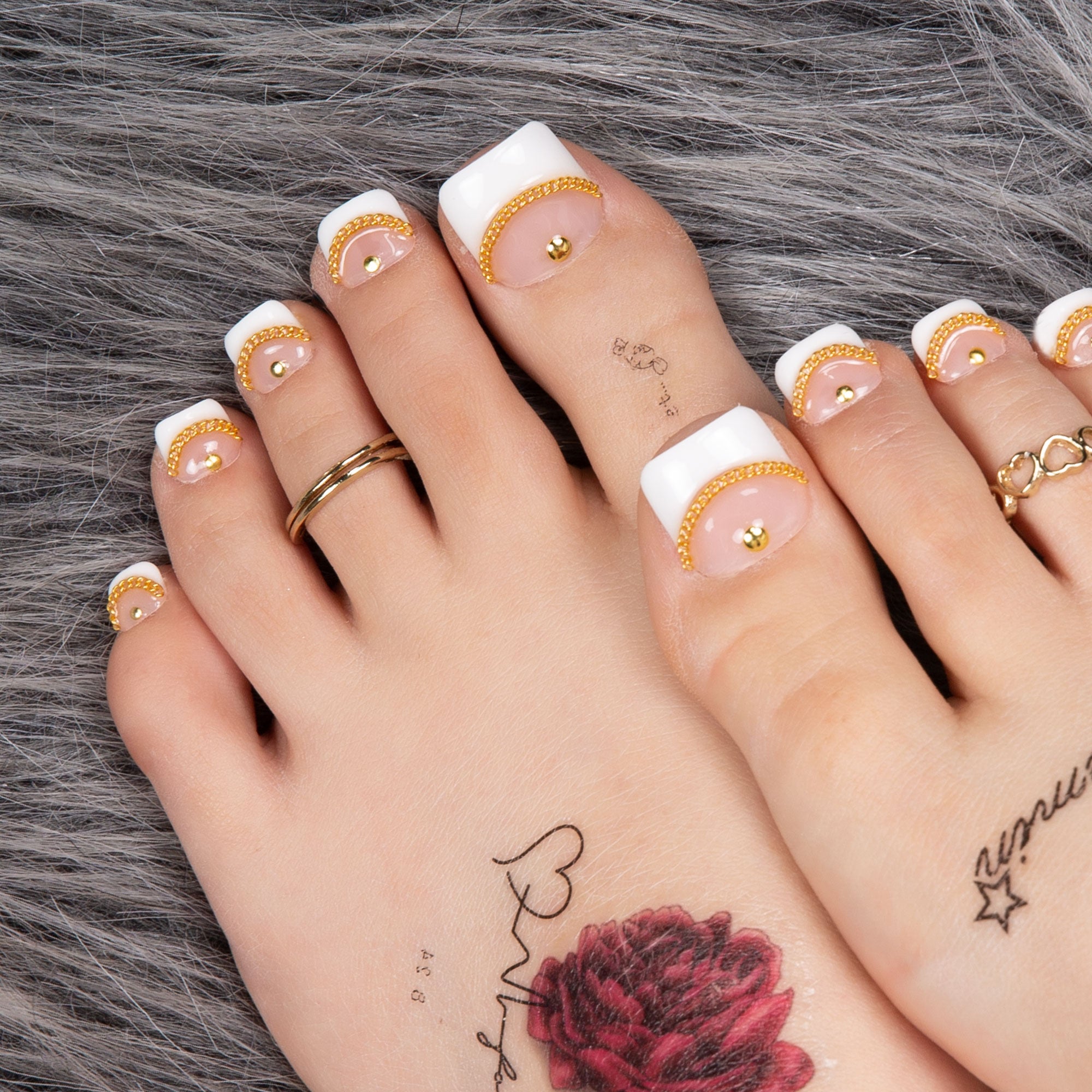Chicago T189 Toe Nails- 20Pcs Free Size