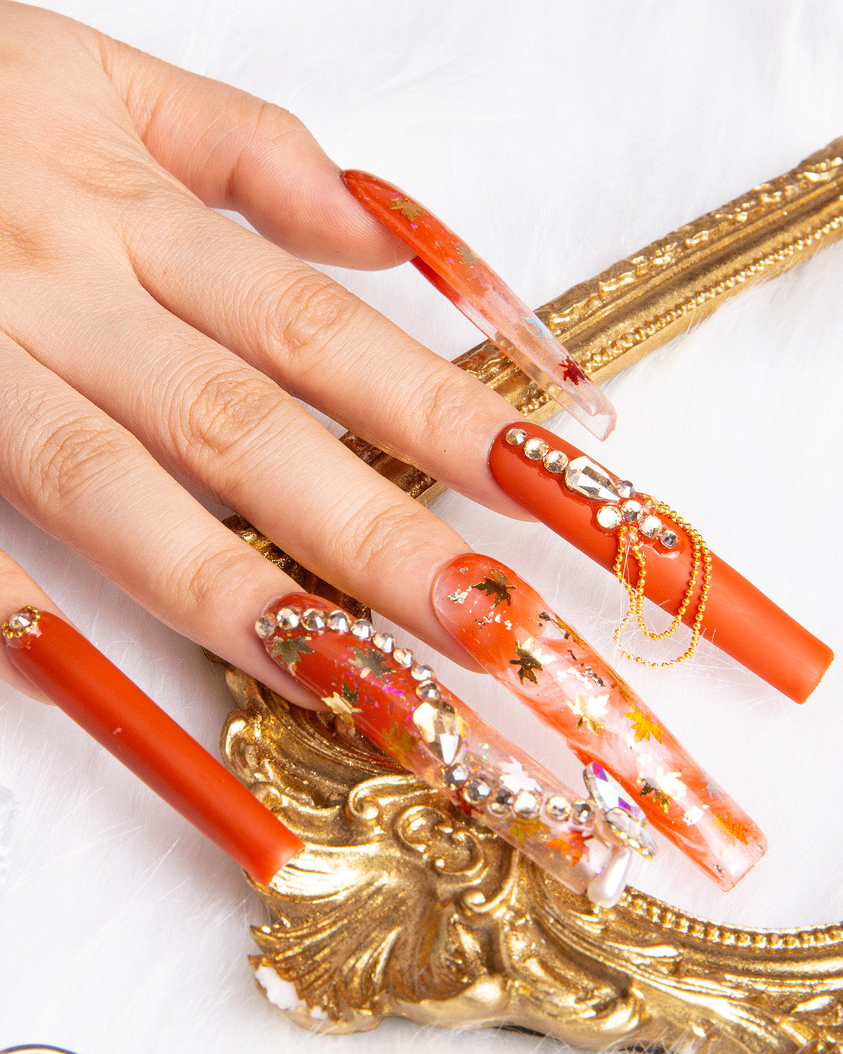 fall press on nails