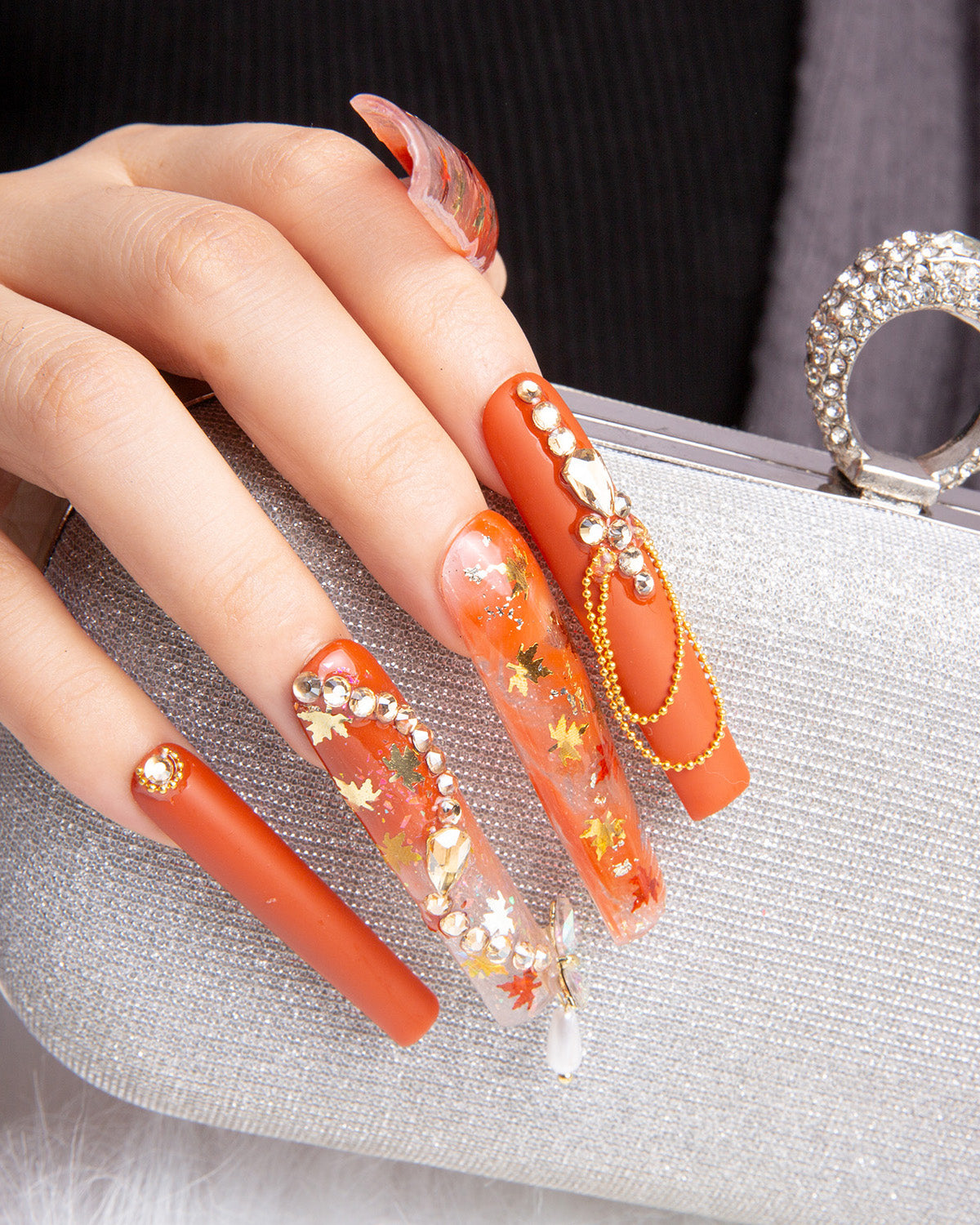 fall press on nails