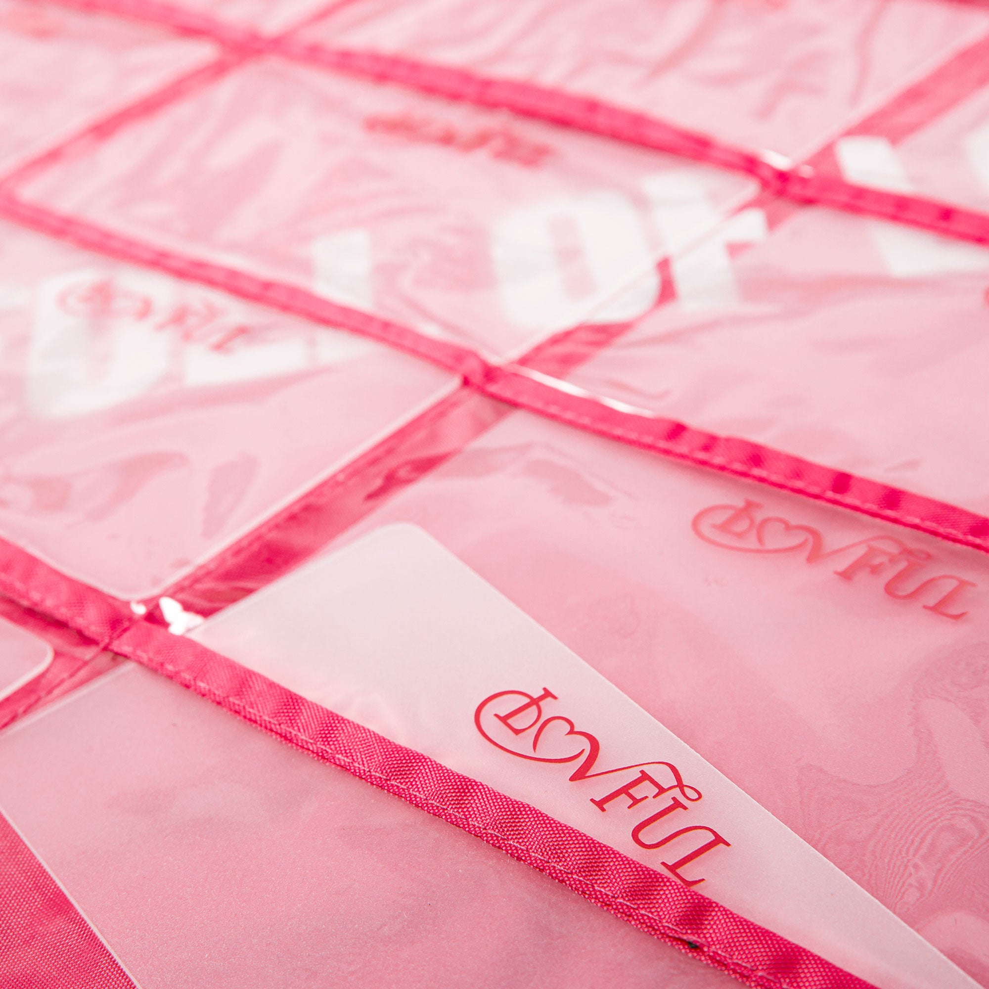 Double-Sided Nail Storage Bag with 48 Pockets