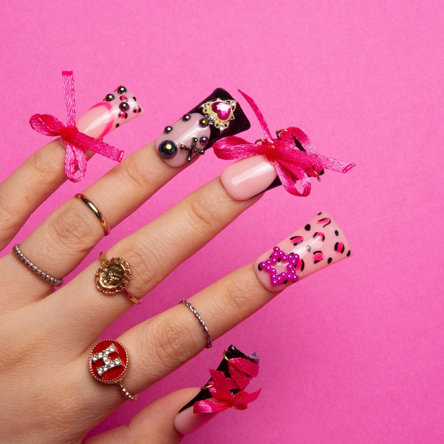 The Sweet Guardian Handmade Duck Nails H173  RTS