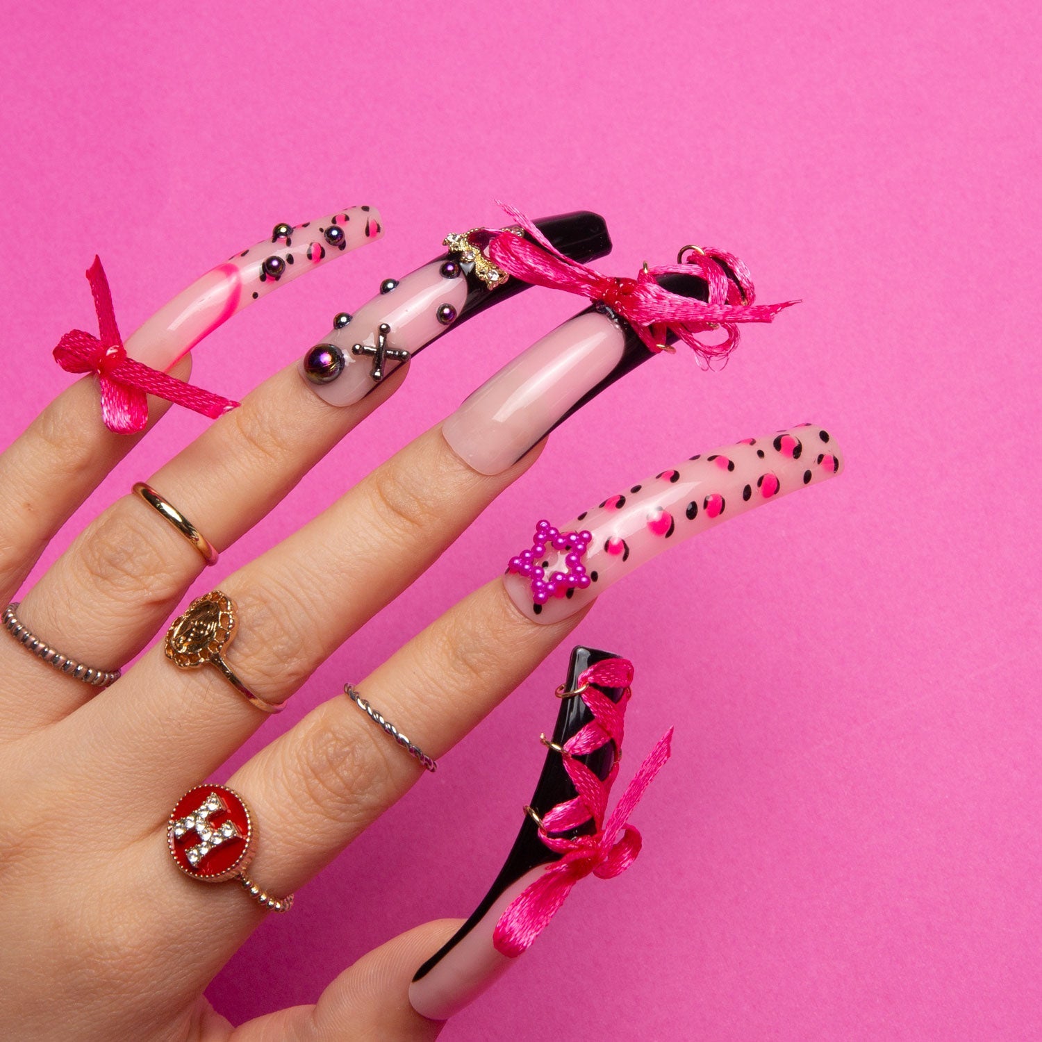 The Sweet Guardian Handmade Curve Nails H173 RTS
