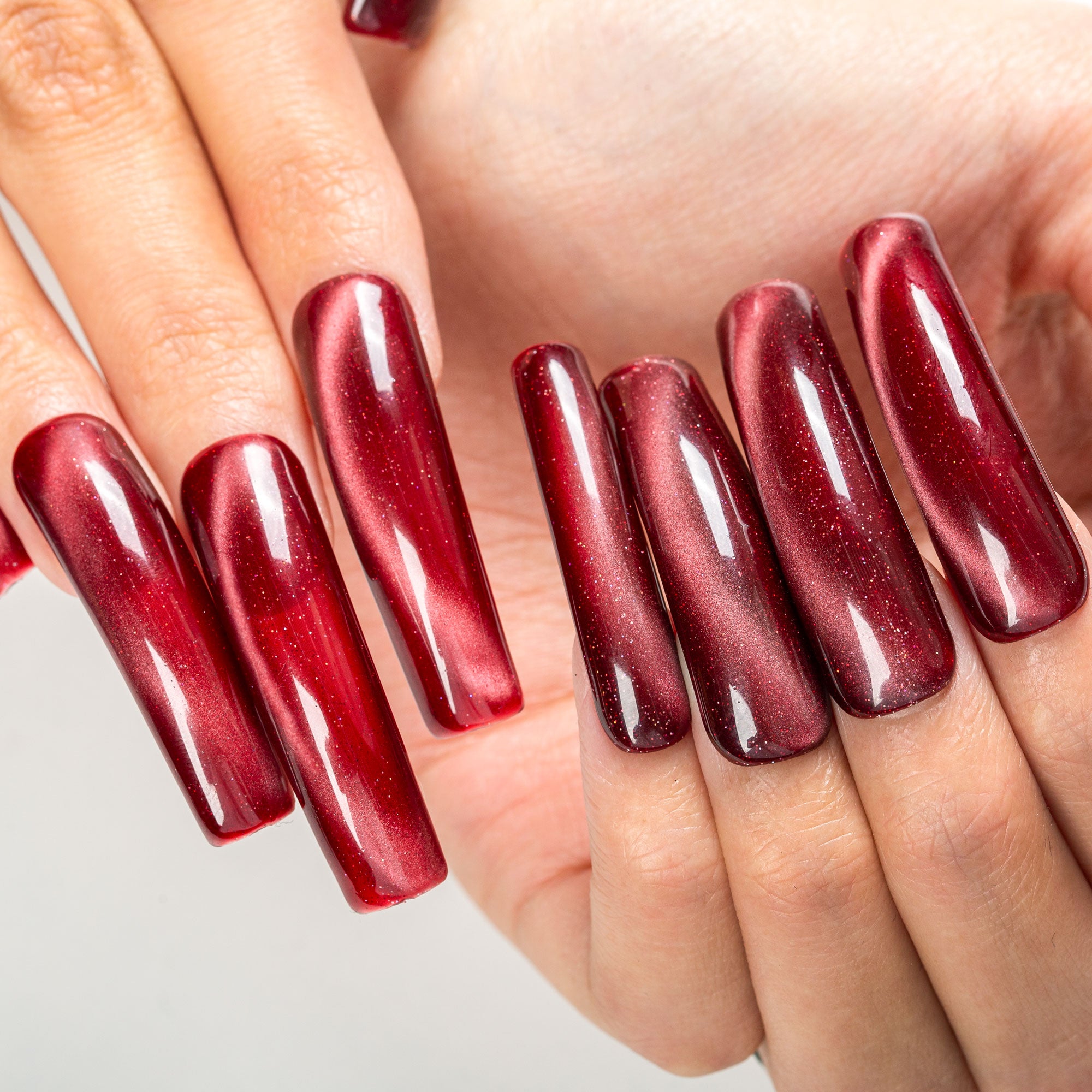 Crushed Velvet Handmade Nails H523