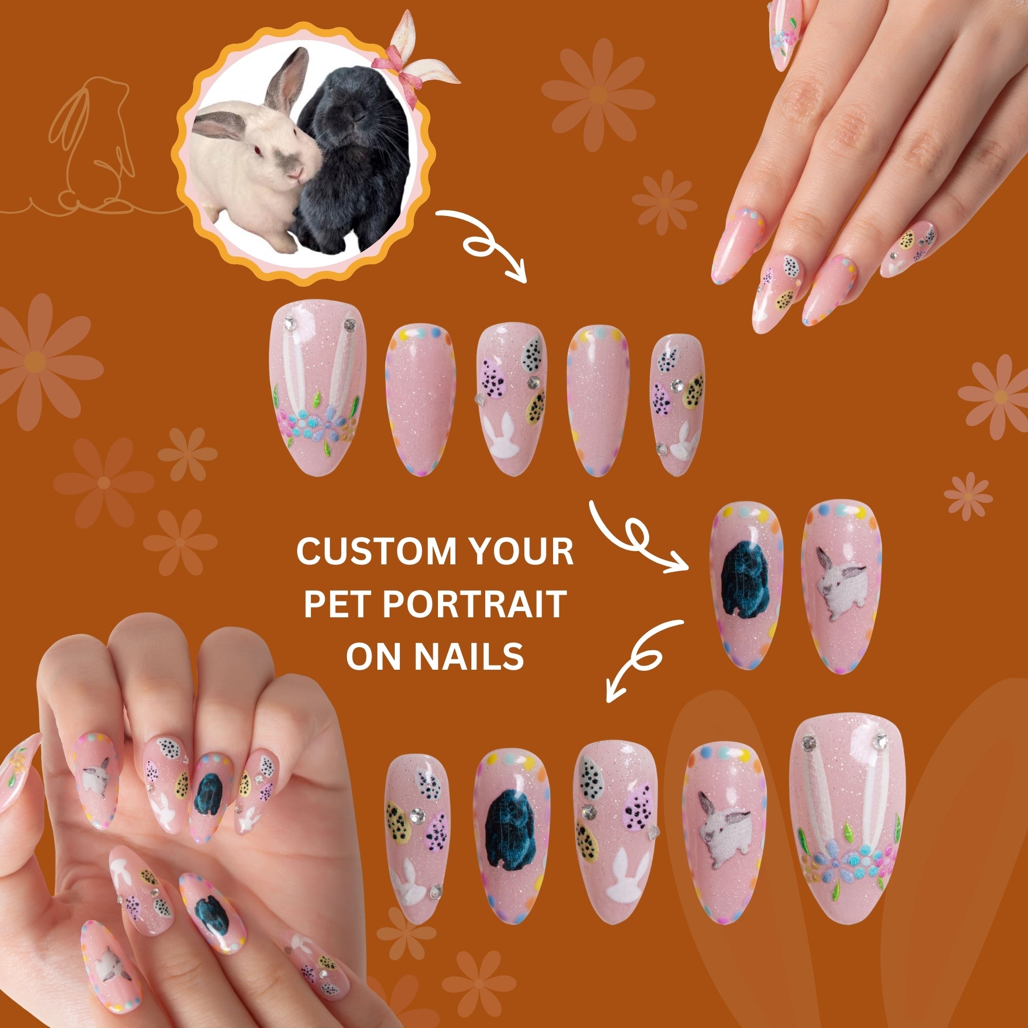 @bebesitalecii x Lovful Creator Collab Enchanted Fur-Ever Handmade Nails C026