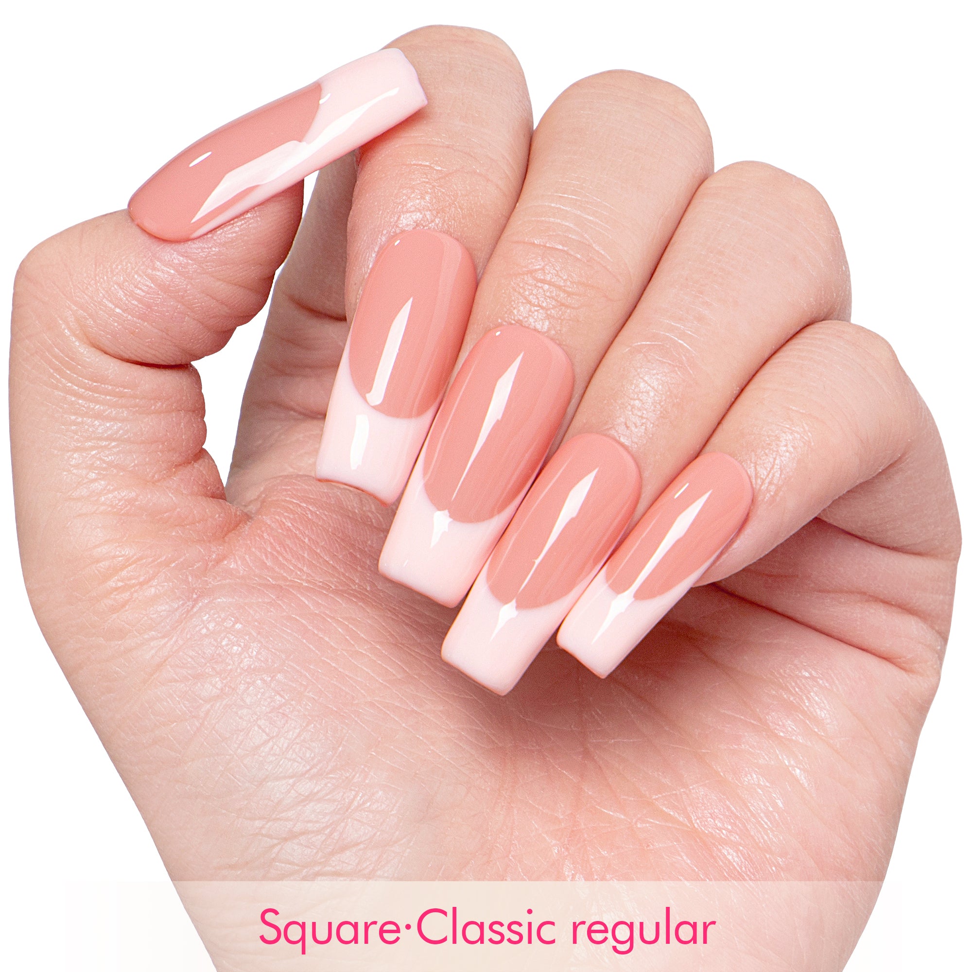 Misty Morning Handmade Nails F010