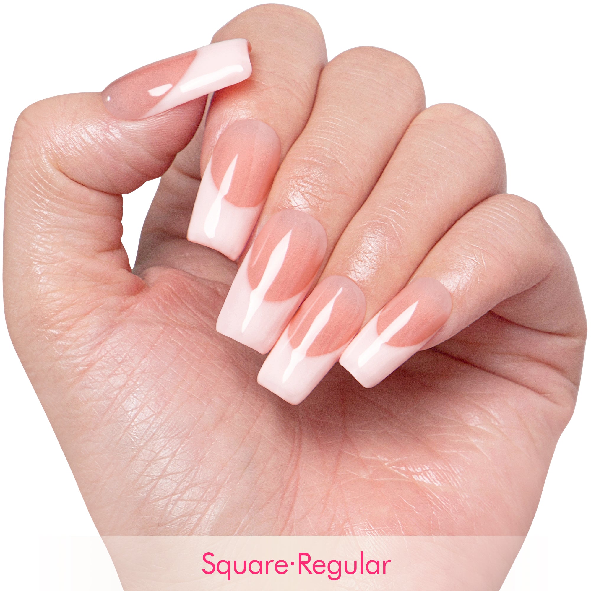 Misty Morning Handmade Nails F010