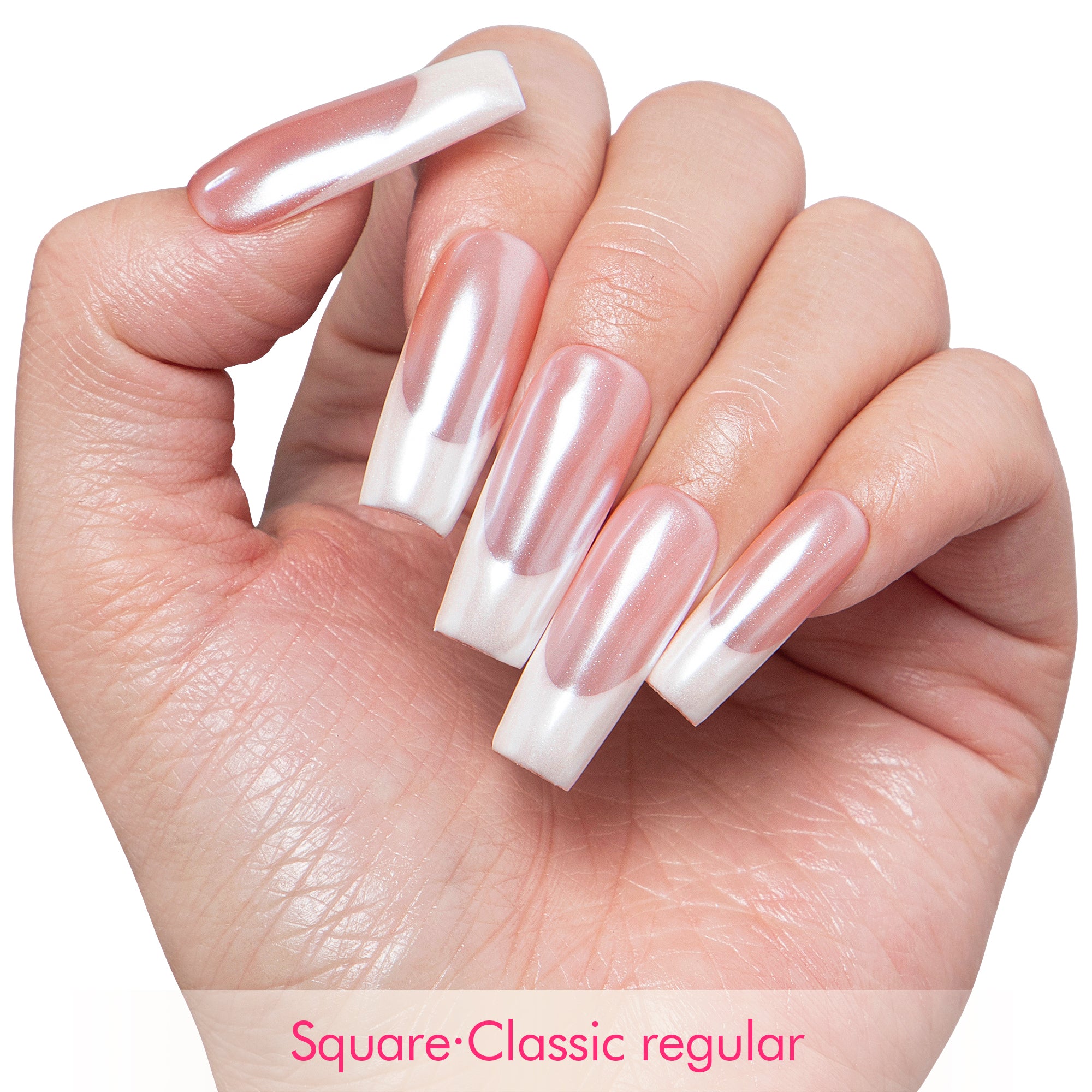 Pearl Princess Handmade Nails F015