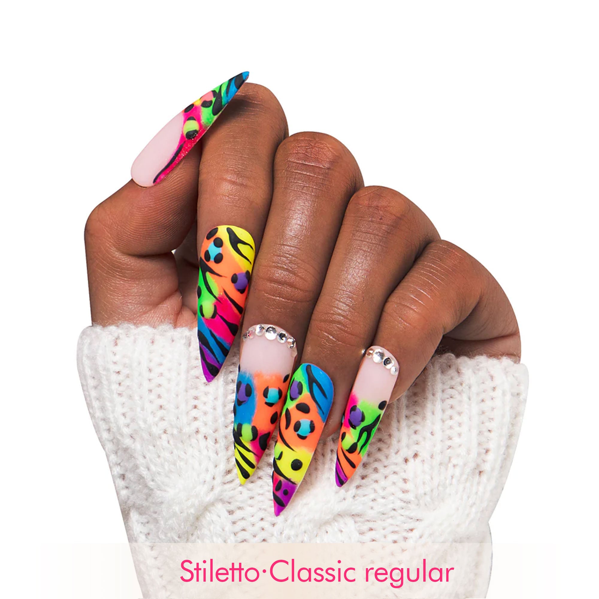 Illusion Handmade Nails H123
