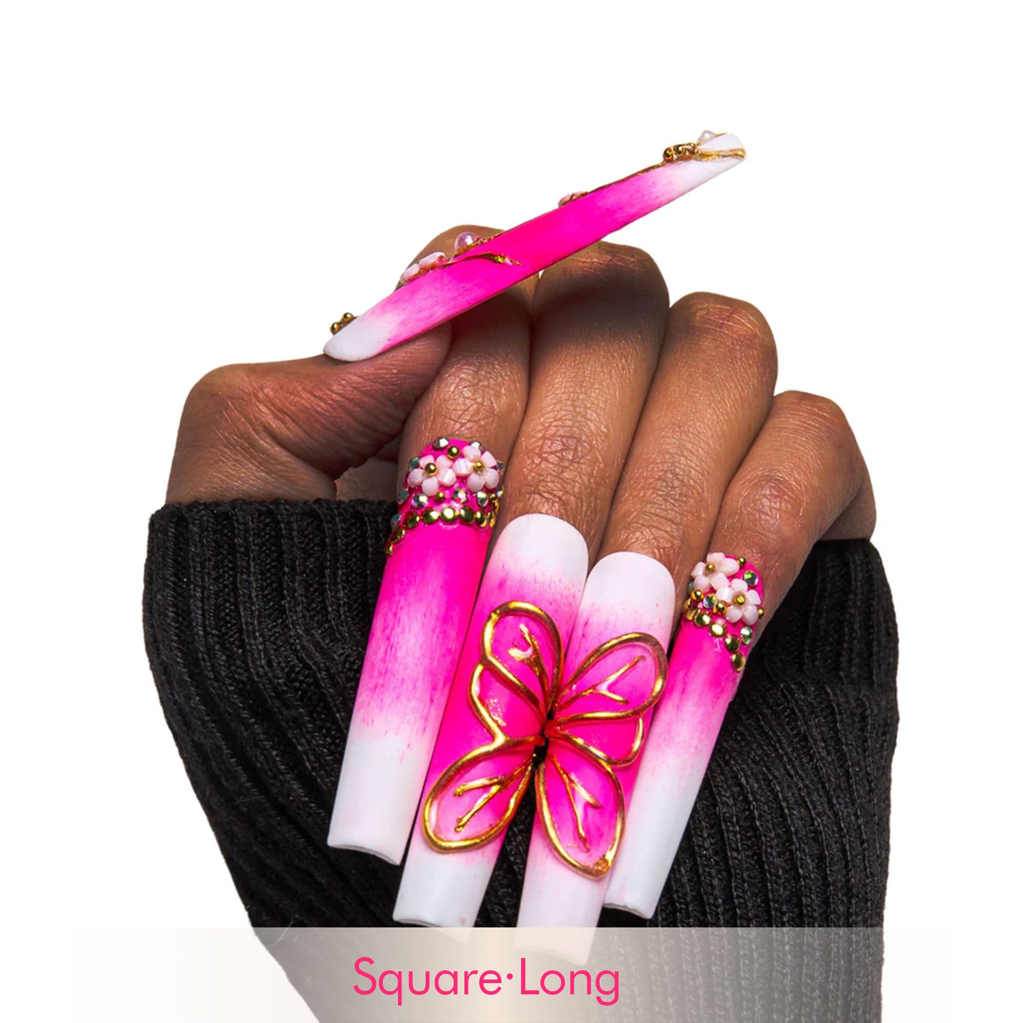 Cherry Blossom Handmade Nails H124