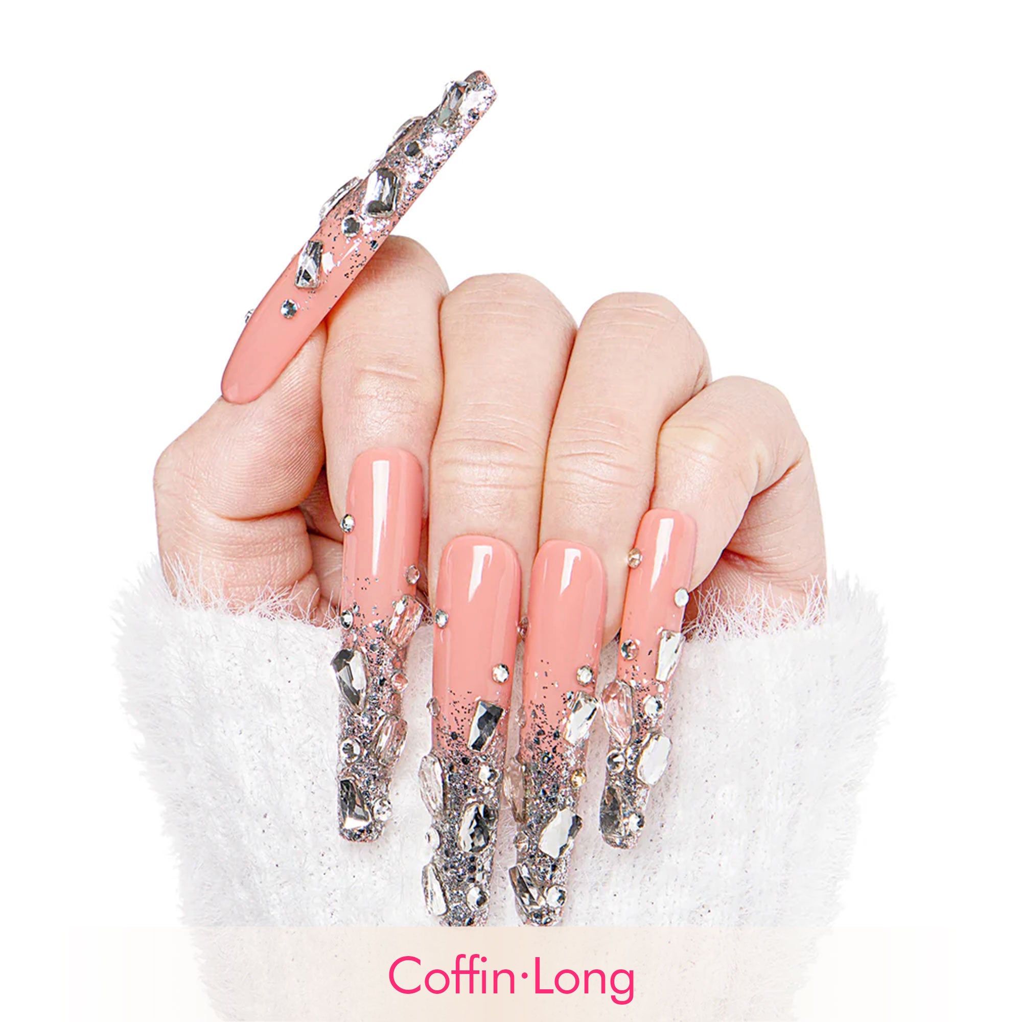 Silver Wind Handmade Nails H126