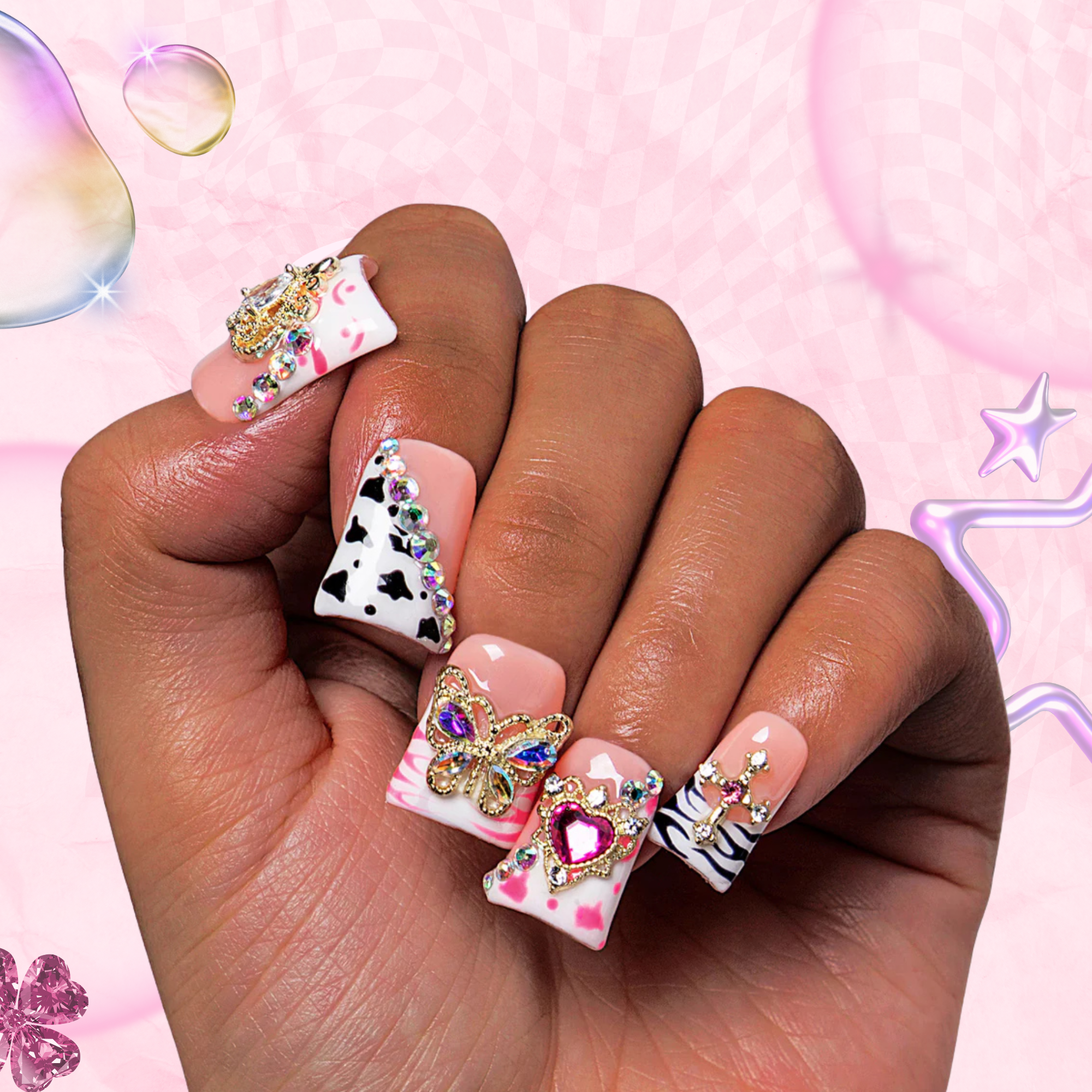 Rolling Luxe Handmade Nails H144