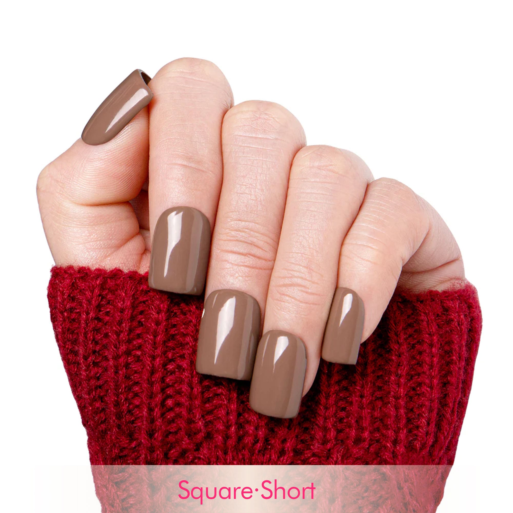 Cappuccino Handmade Nails H16