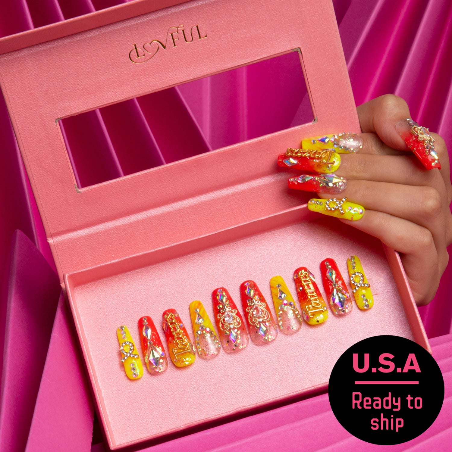 Taurus Handmade Coffin Nails H163 RTS