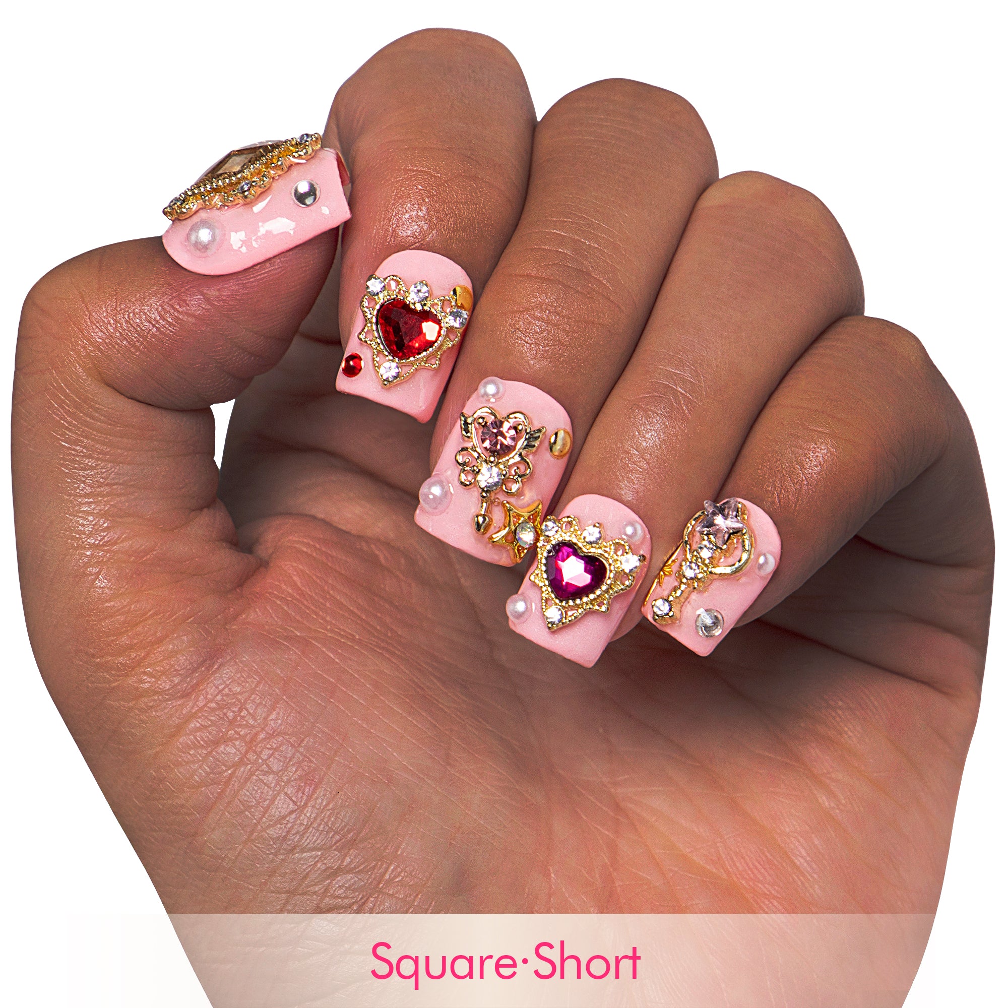 Lovful Planet Handmade Nails GLOW IN THE DARK H167