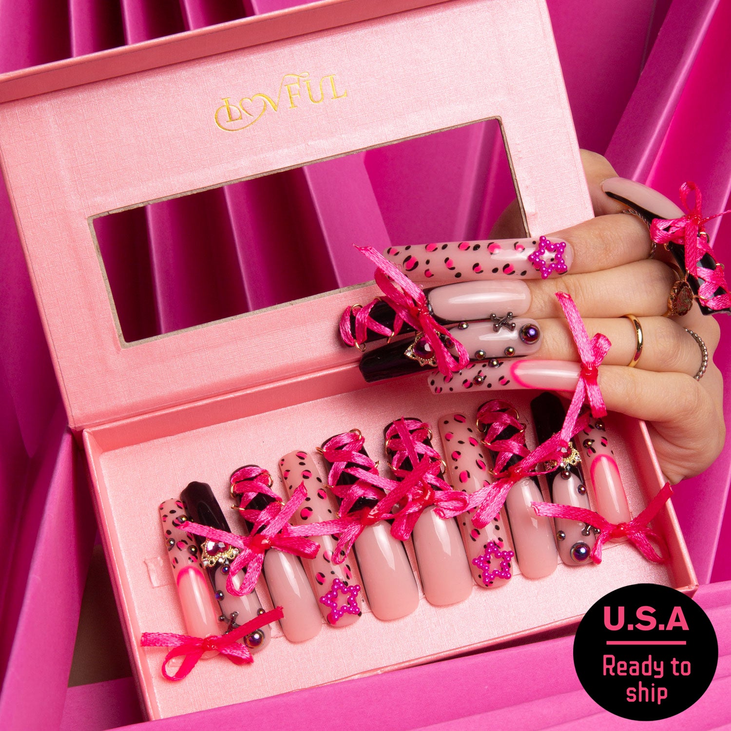 The Sweet Guardian Handmade Curve Nails H173 RTS