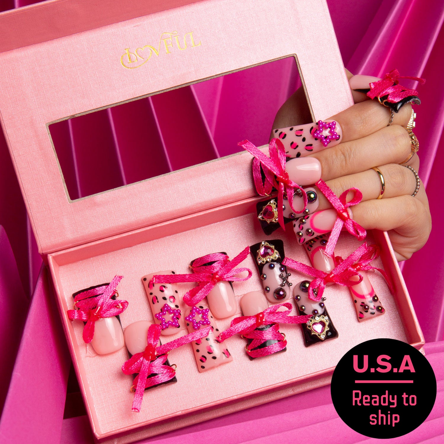 The Sweet Guardian Handmade Duck Nails H173  RTS