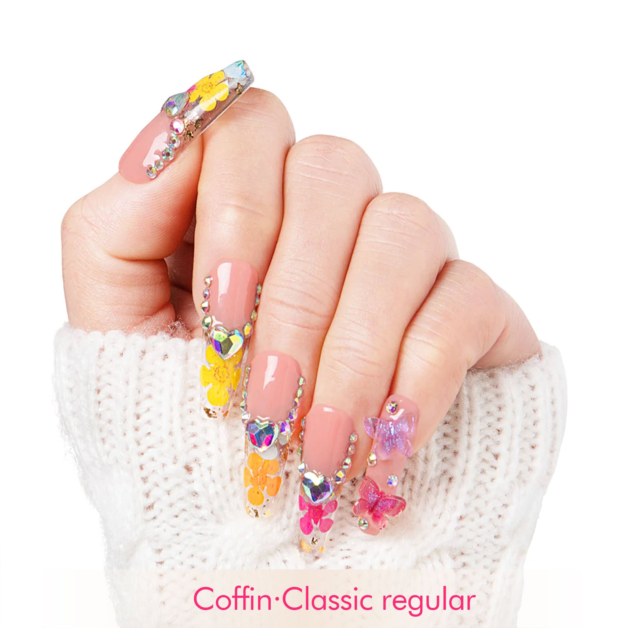 Flora Handmade Nails H176