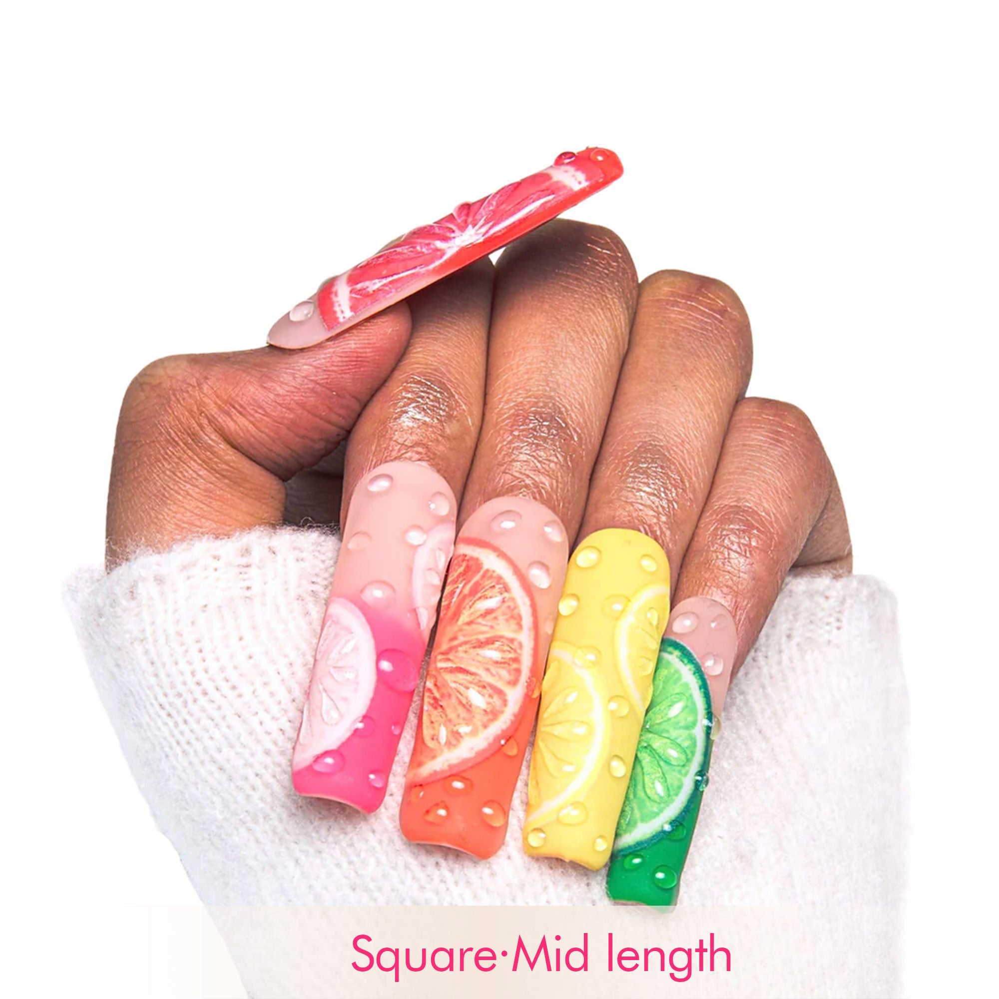 Lemonade Handmade Nails H185