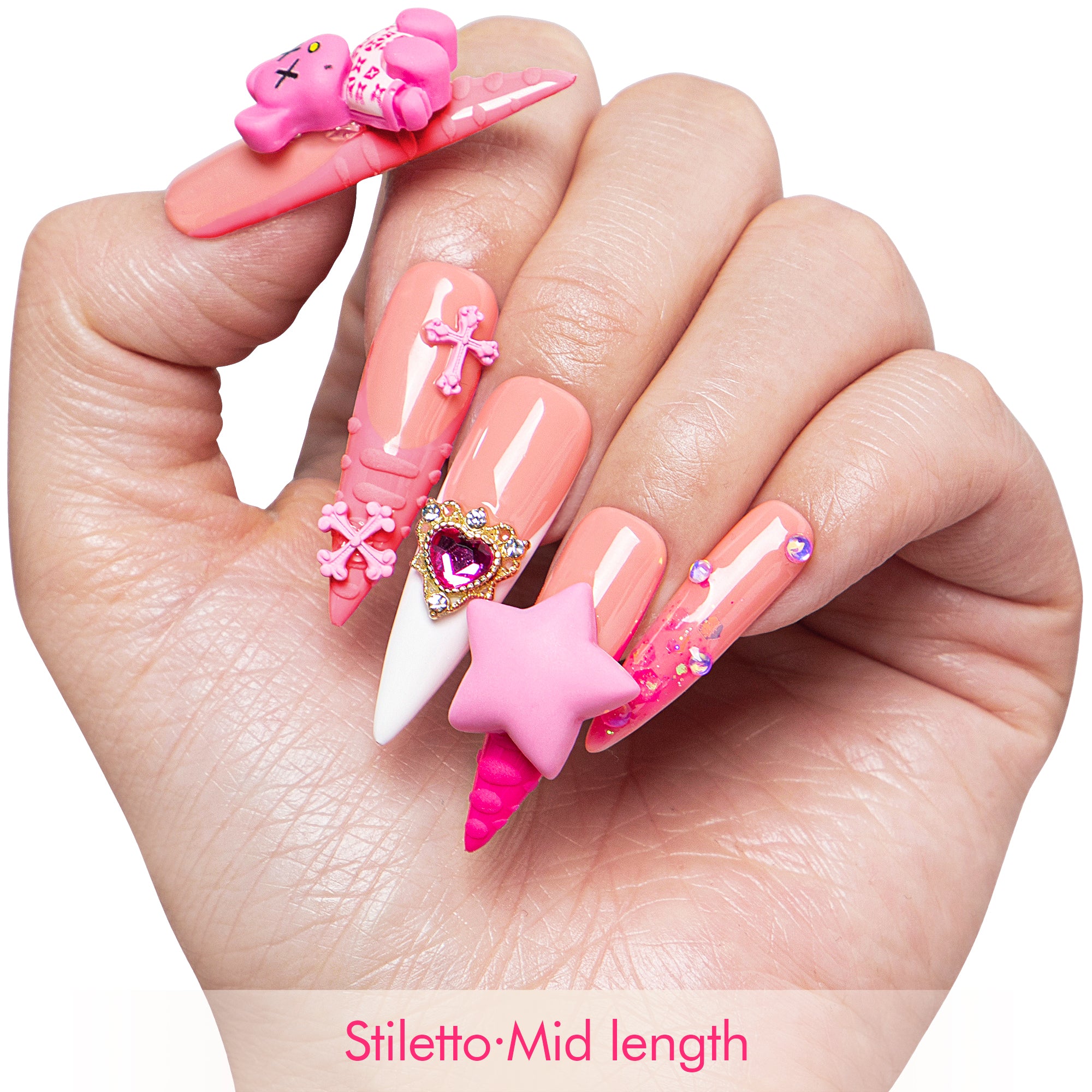 Lovely Sparks Handmade Nails H195