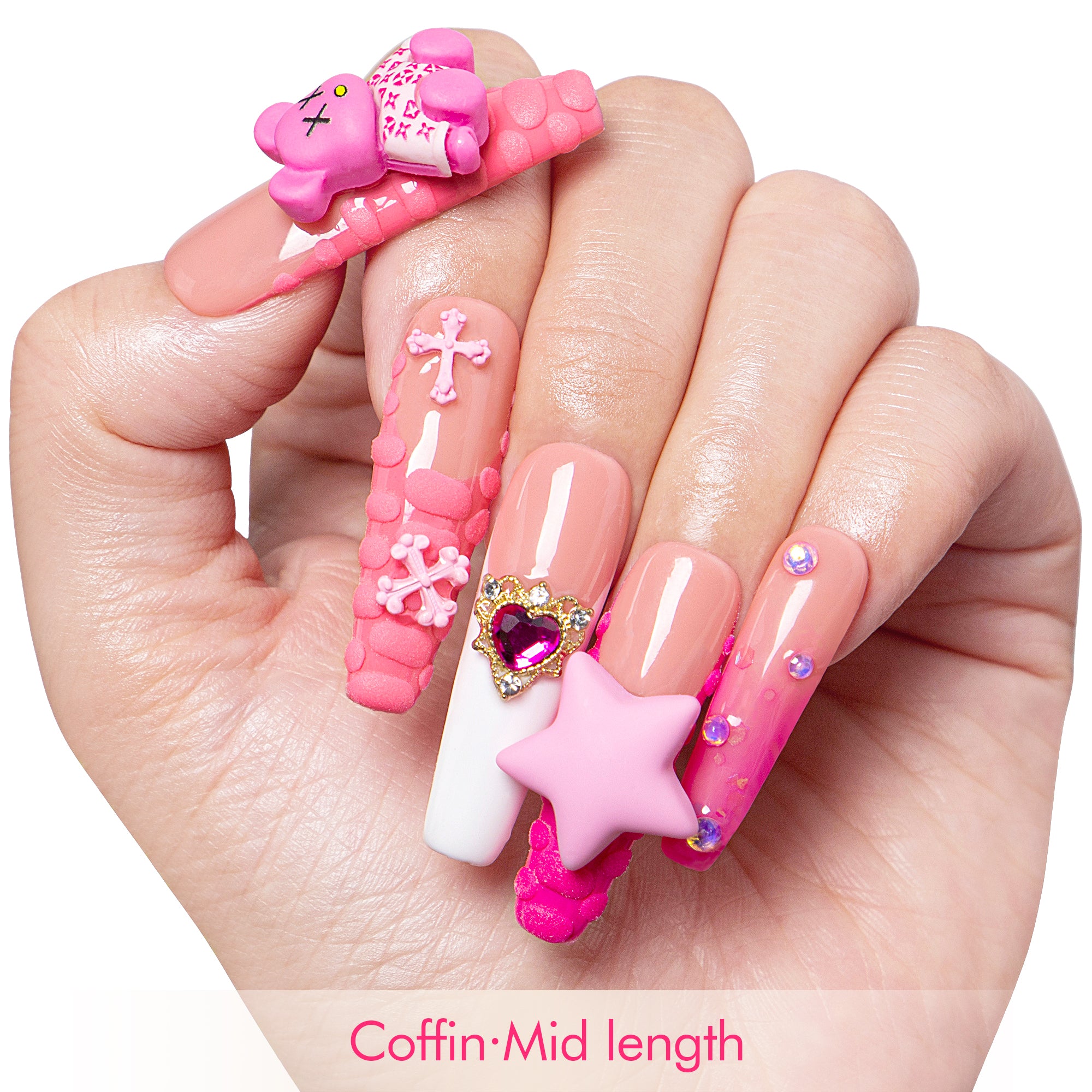 Lovely Sparks Handmade Nails H195