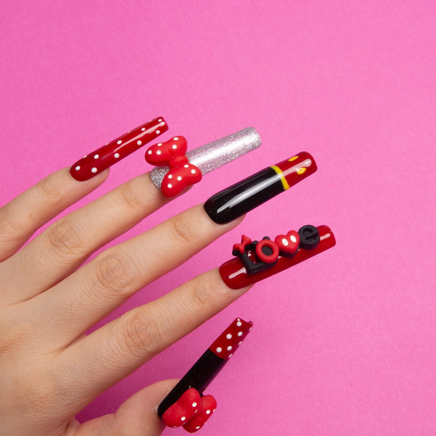Bowtique Handmade Square Nails H202 RTS