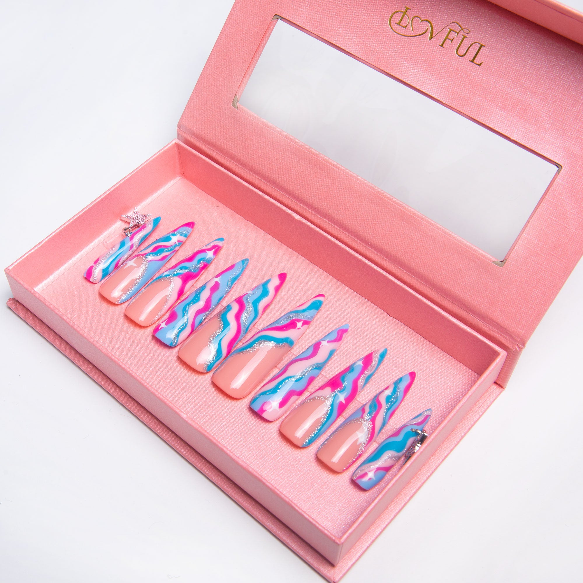Trippie Hippie Handmade Nails H203