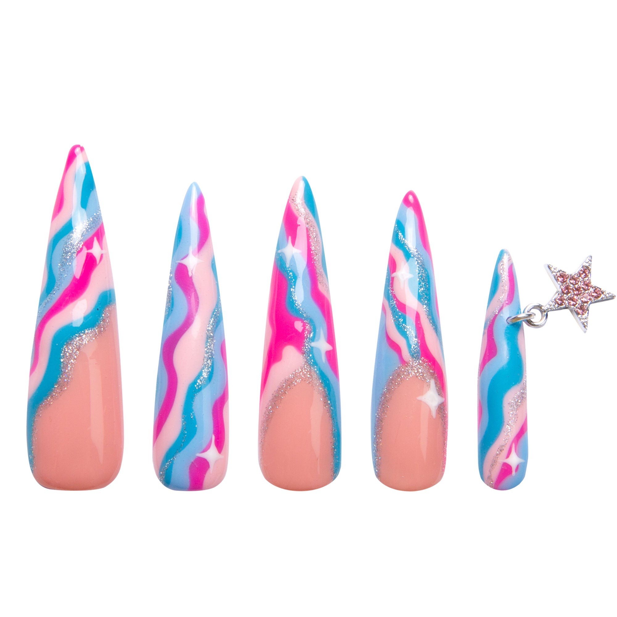 Trippie Hippie Handmade Nails H203
