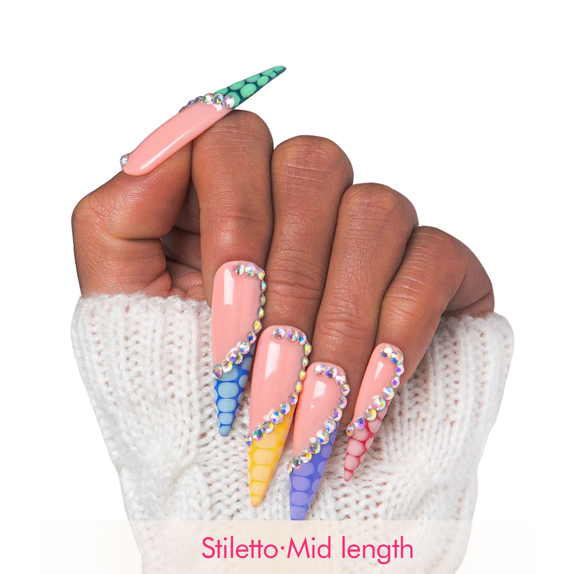 Summe Fest Handmade Nails H208