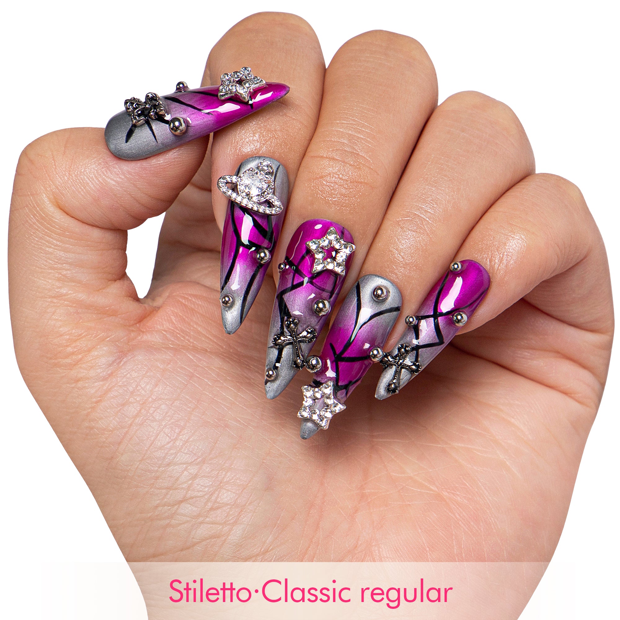 Galaxy Seeker Handmade Nails H210