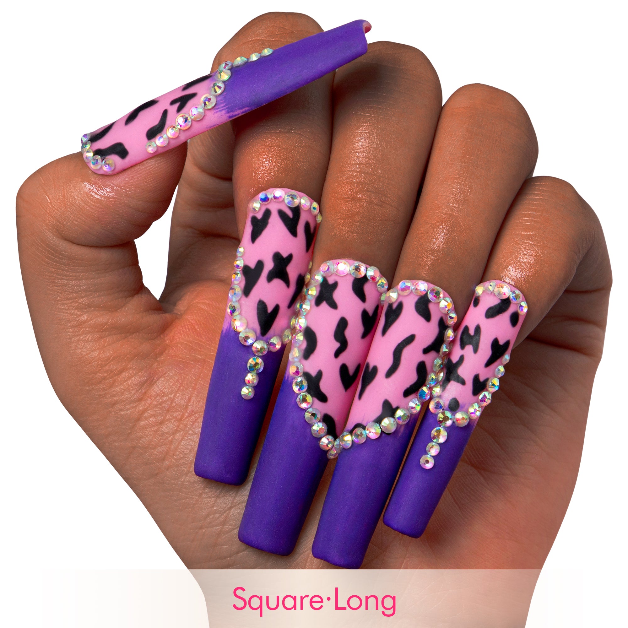 Boozy Lavender Handmade Nails H211