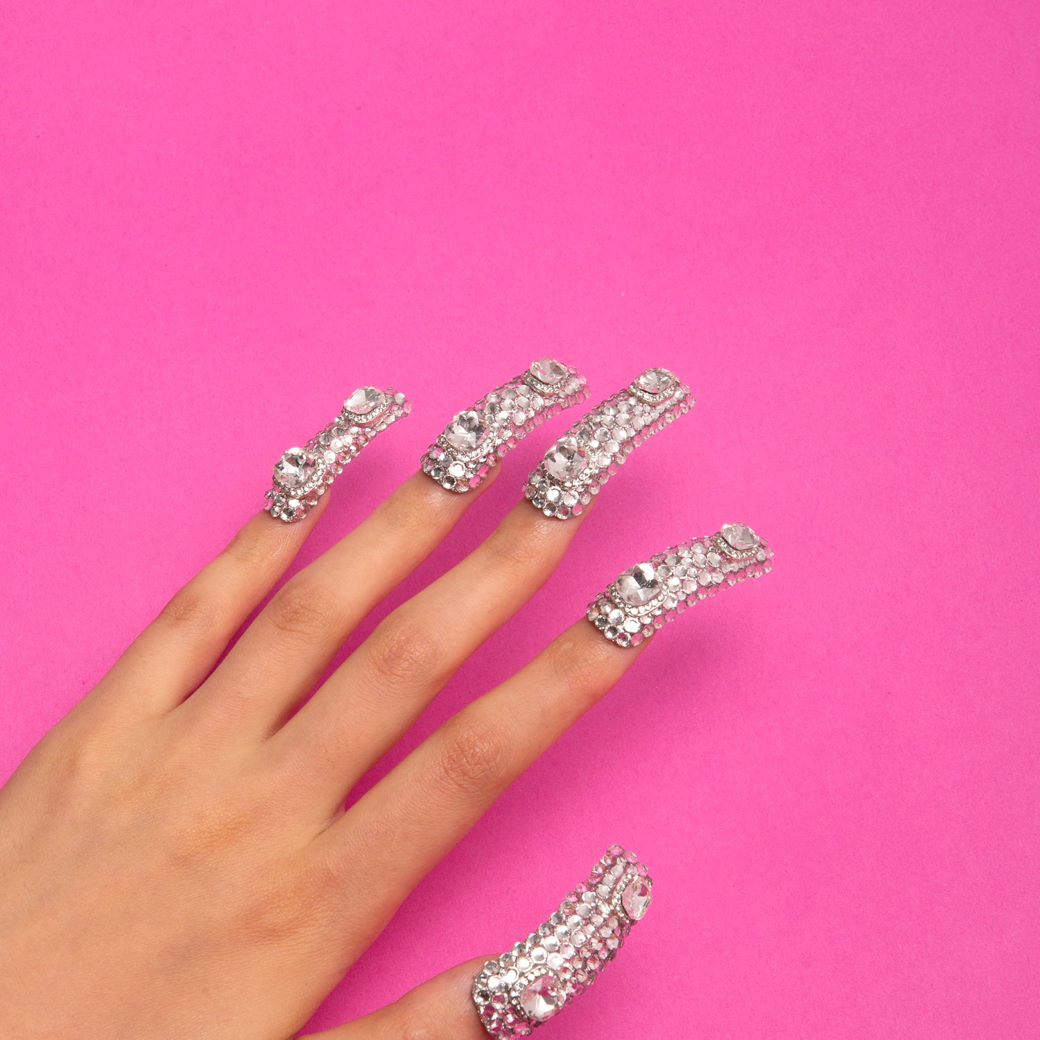 Silver Majesty Handmade Curve Nails H212 RTS