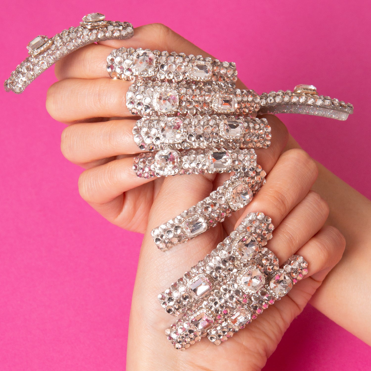 Silver Majesty Handmade Curve Nails H212 RTS