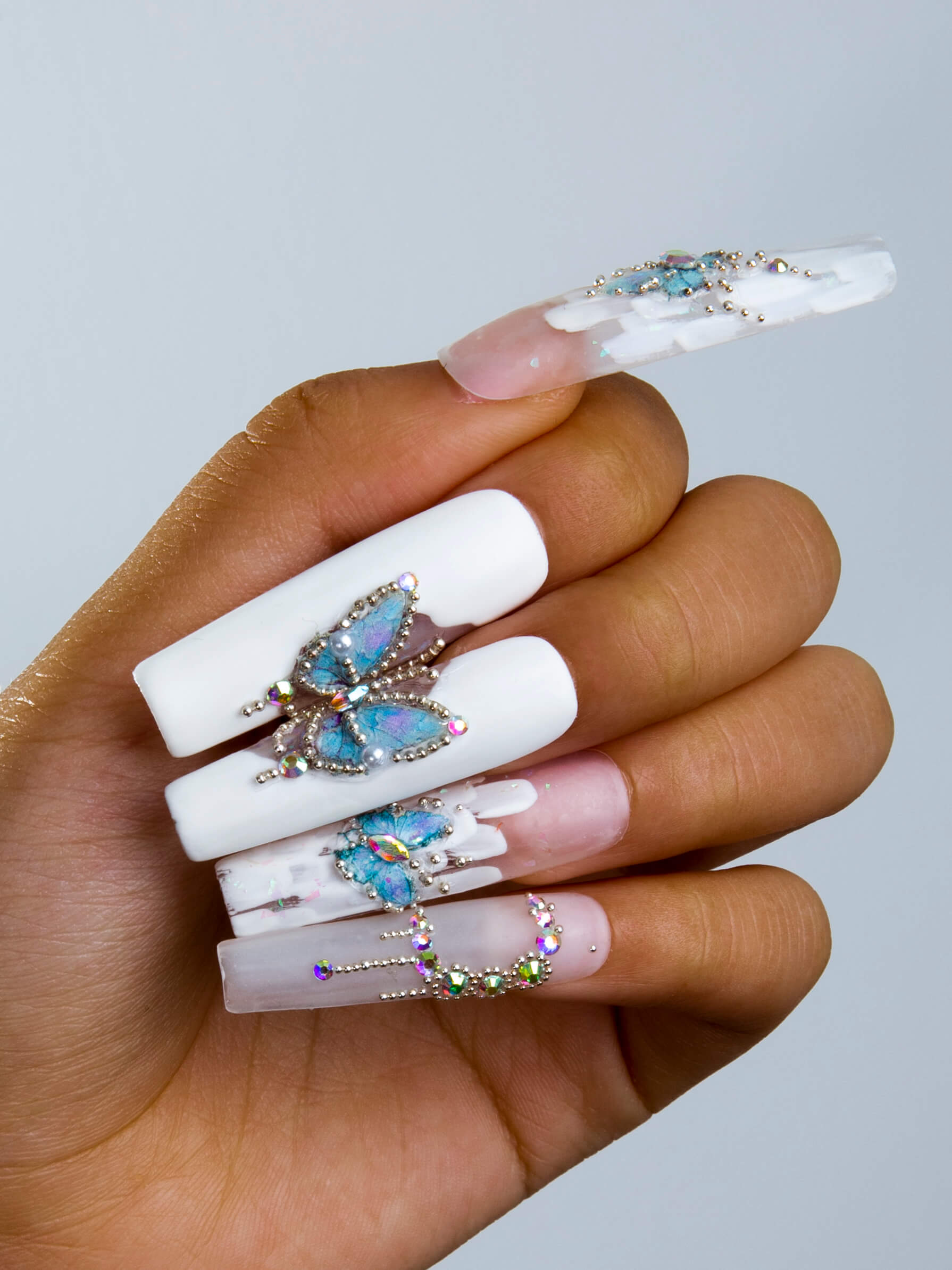 morpho press on nails